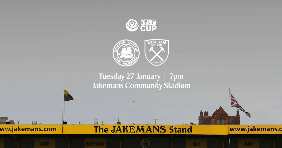U21s to face Boston United in National League Cup quarter-final - West Ham ...