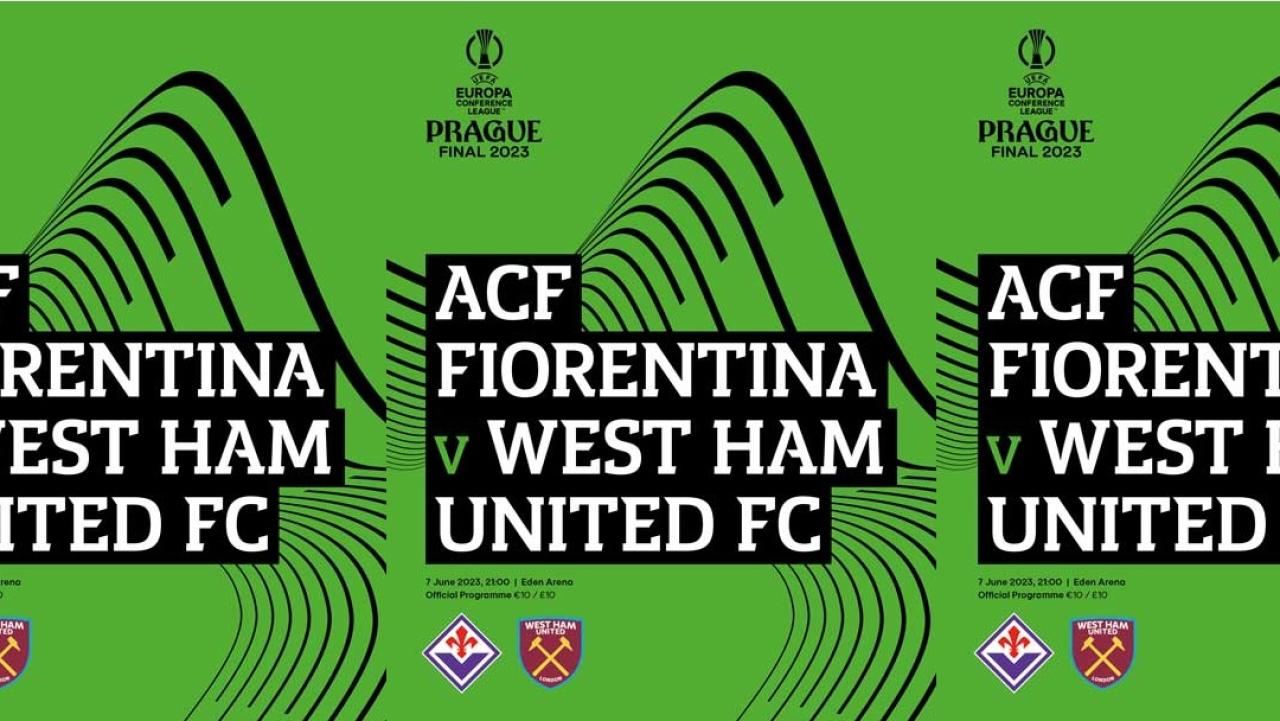 Ballon Molten Officiel Finale Conference League 2023, Fiorentina Vs West Ham, Neuf