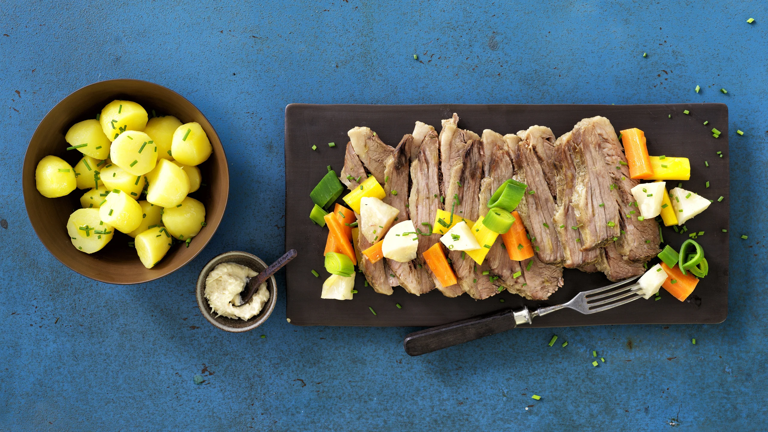 Siedfleisch mit Gemüse