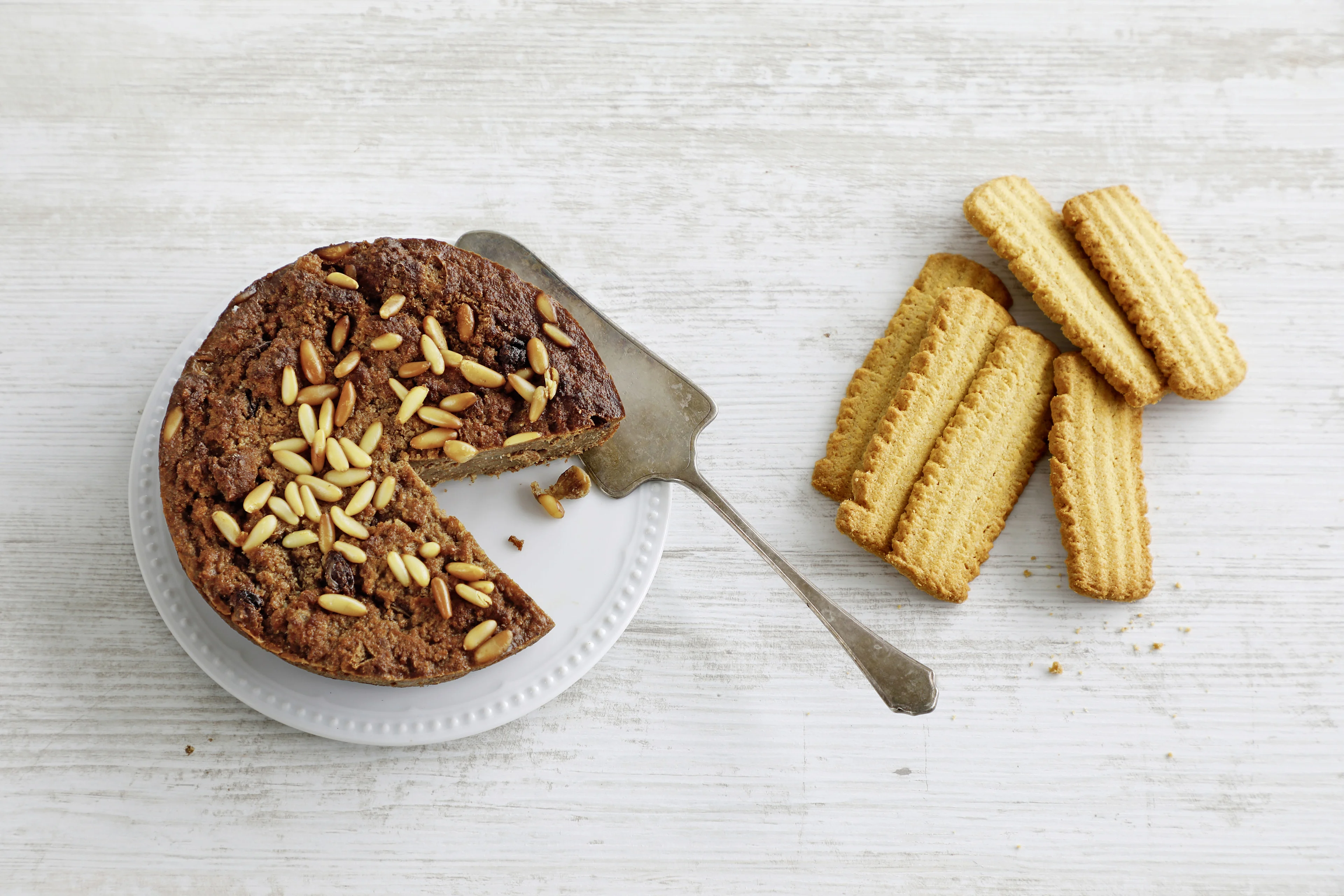 Torta di pane und Biscotti