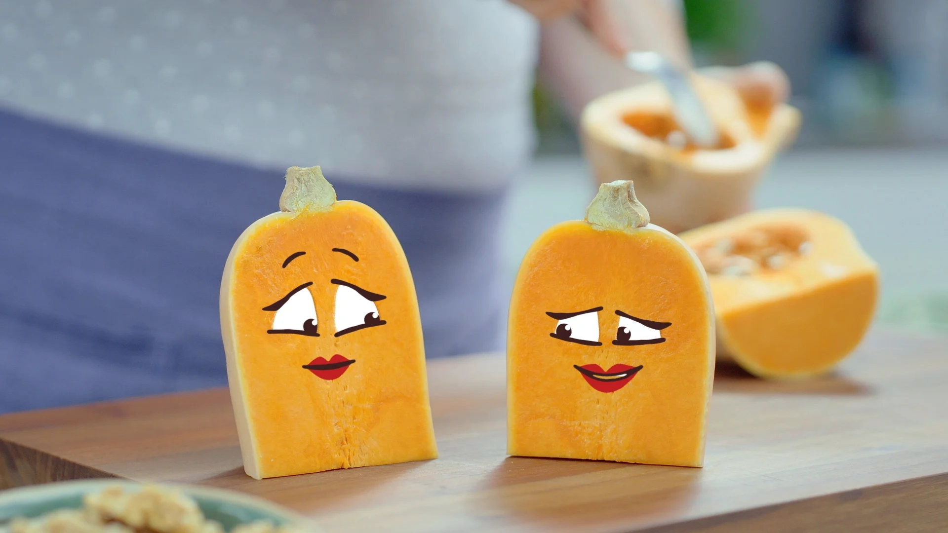 Preparare la zucca butternut