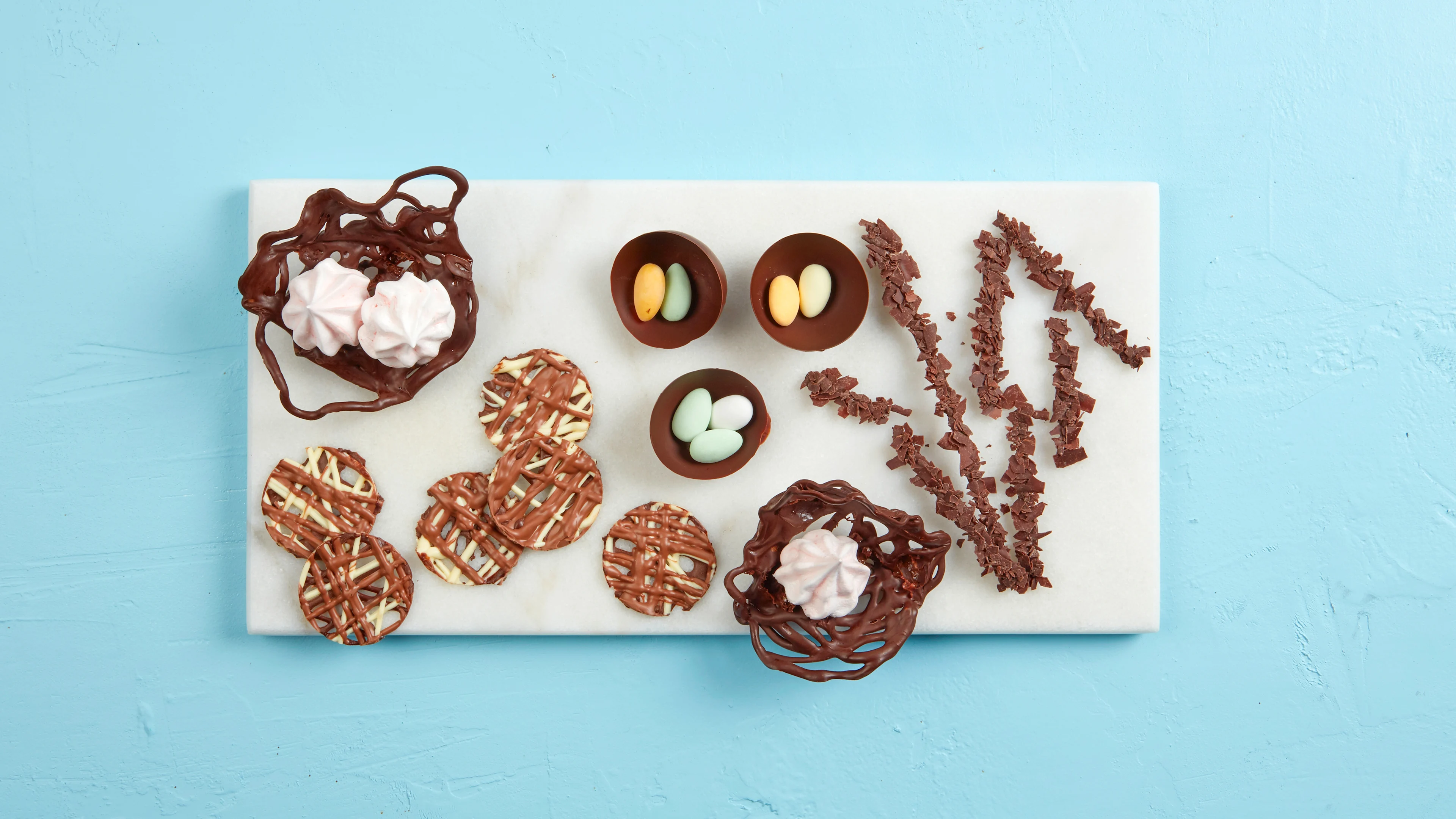 Decorazioni di cioccolato fatte in casa