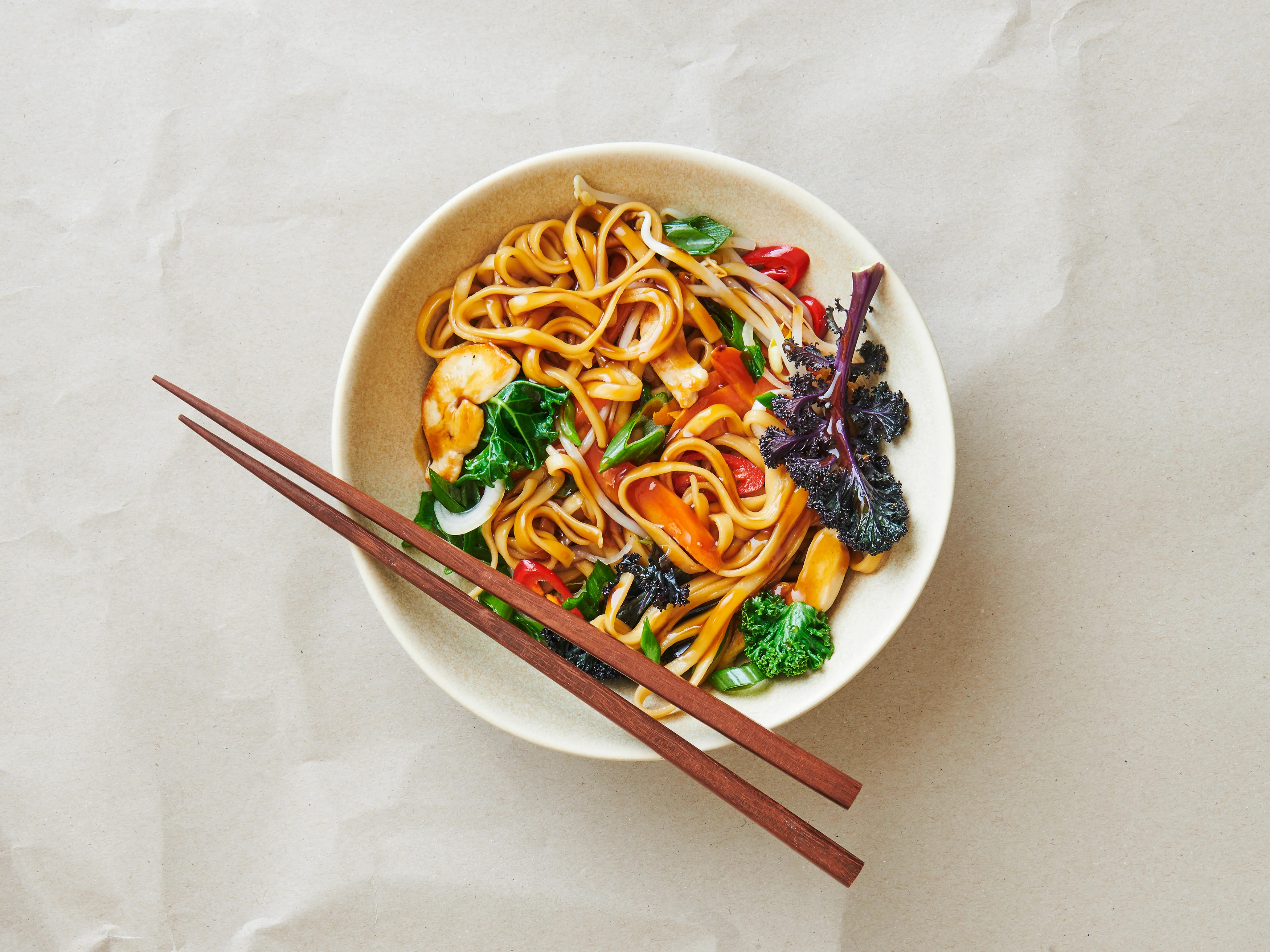 Stir-Fry al cavolo di piuma