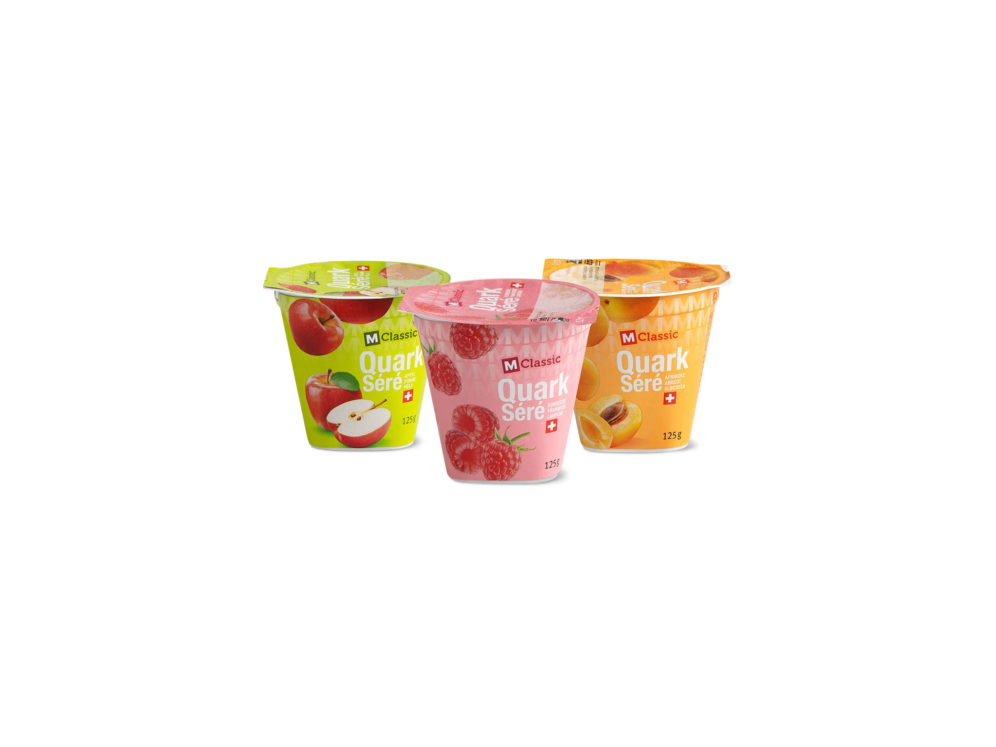 Quark al lampone e alla mela