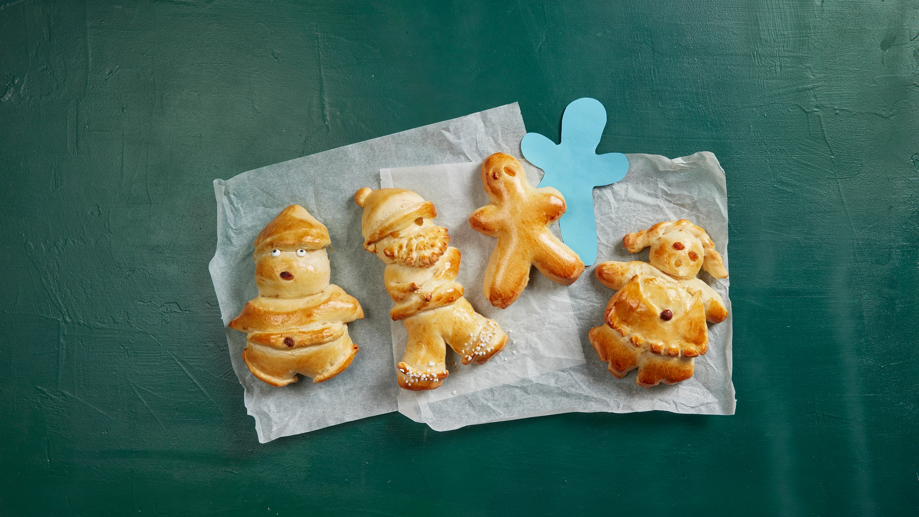 Modellare creativamente gli omini di pasta