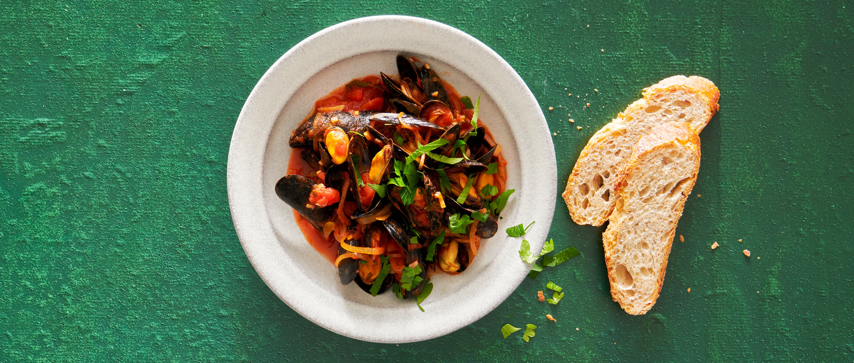 Moules aux tomates