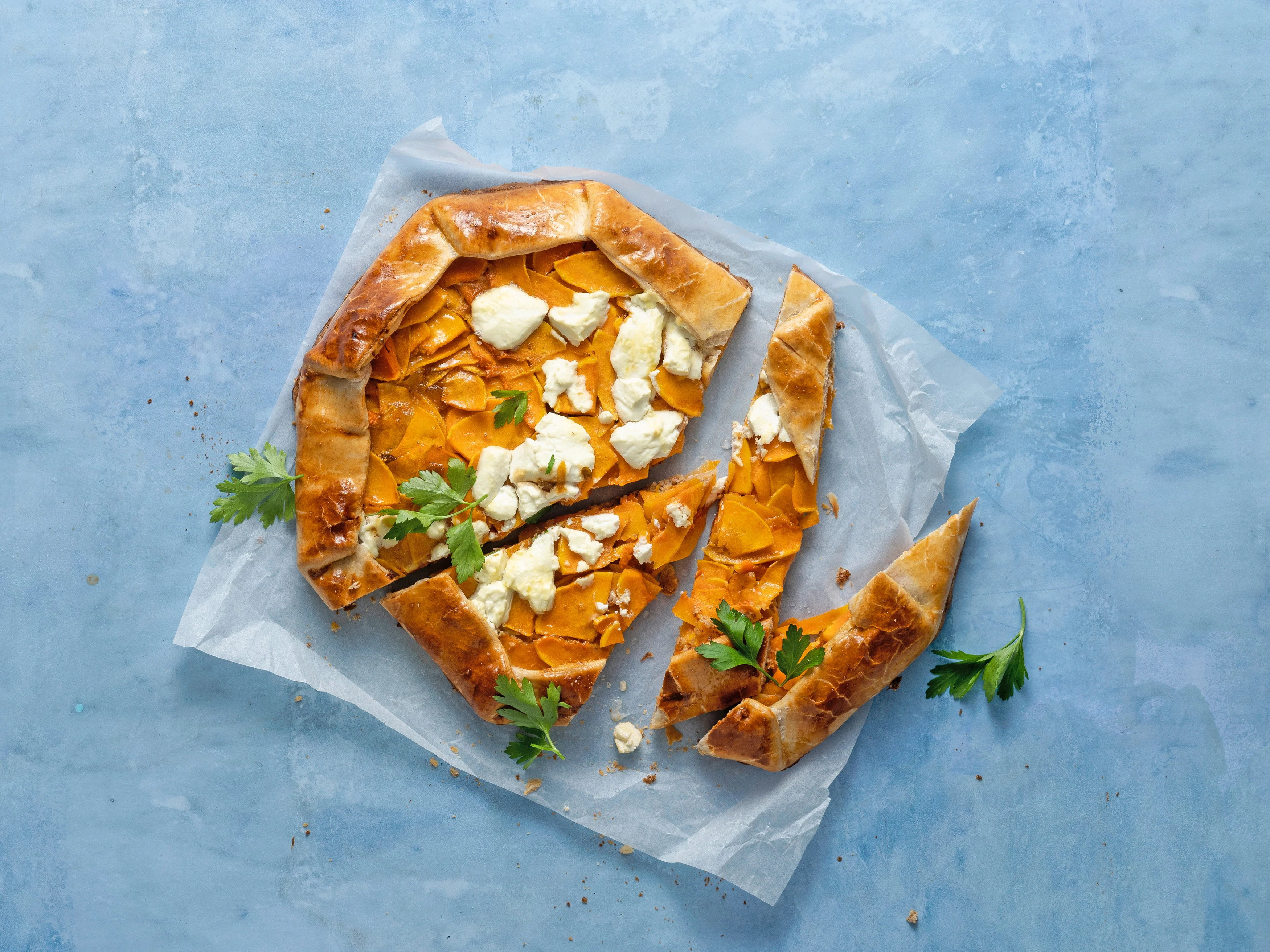 Kürbis-Galette