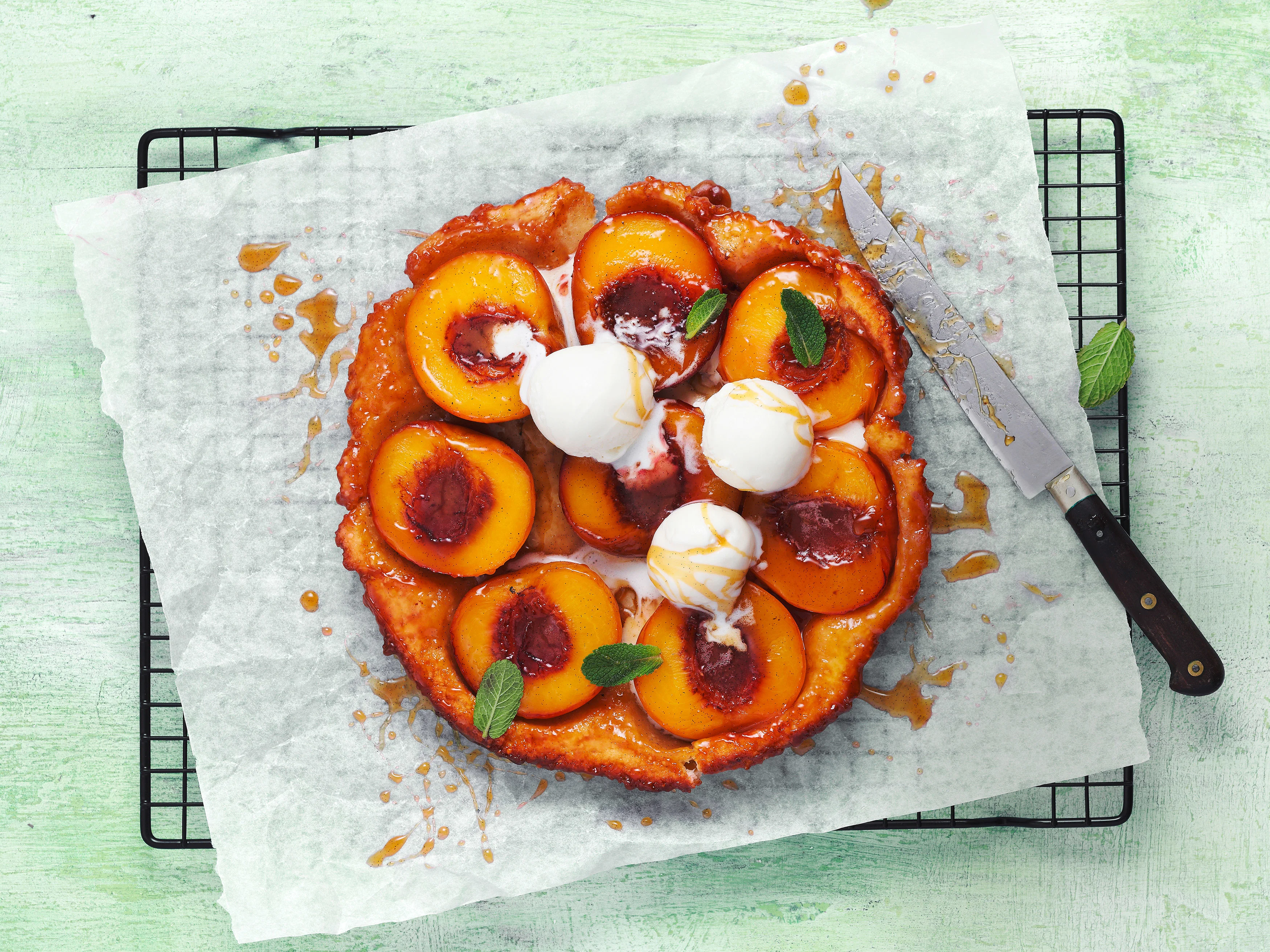 tarte tatin di pesche
