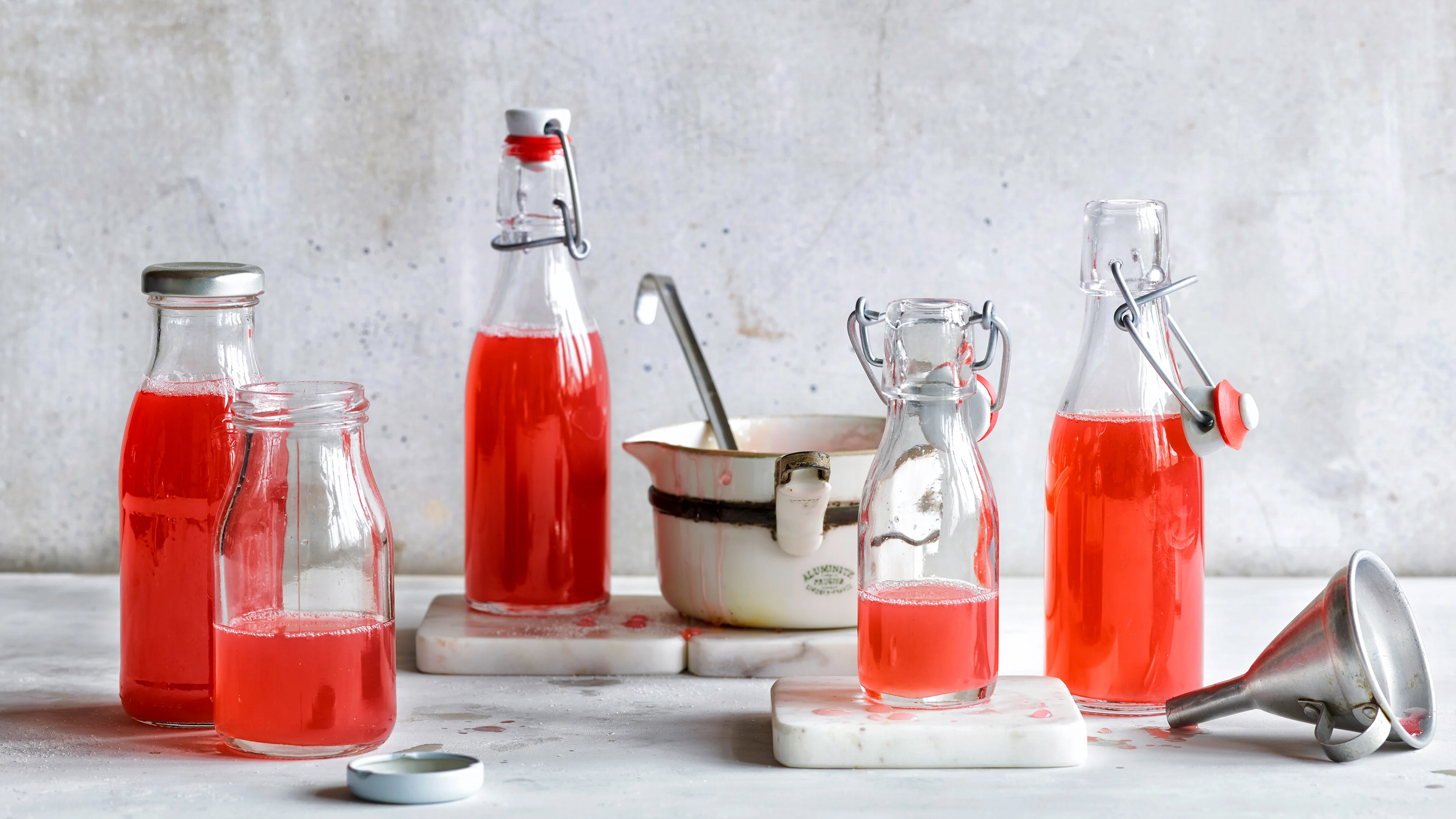 Sirop de rhubarbe