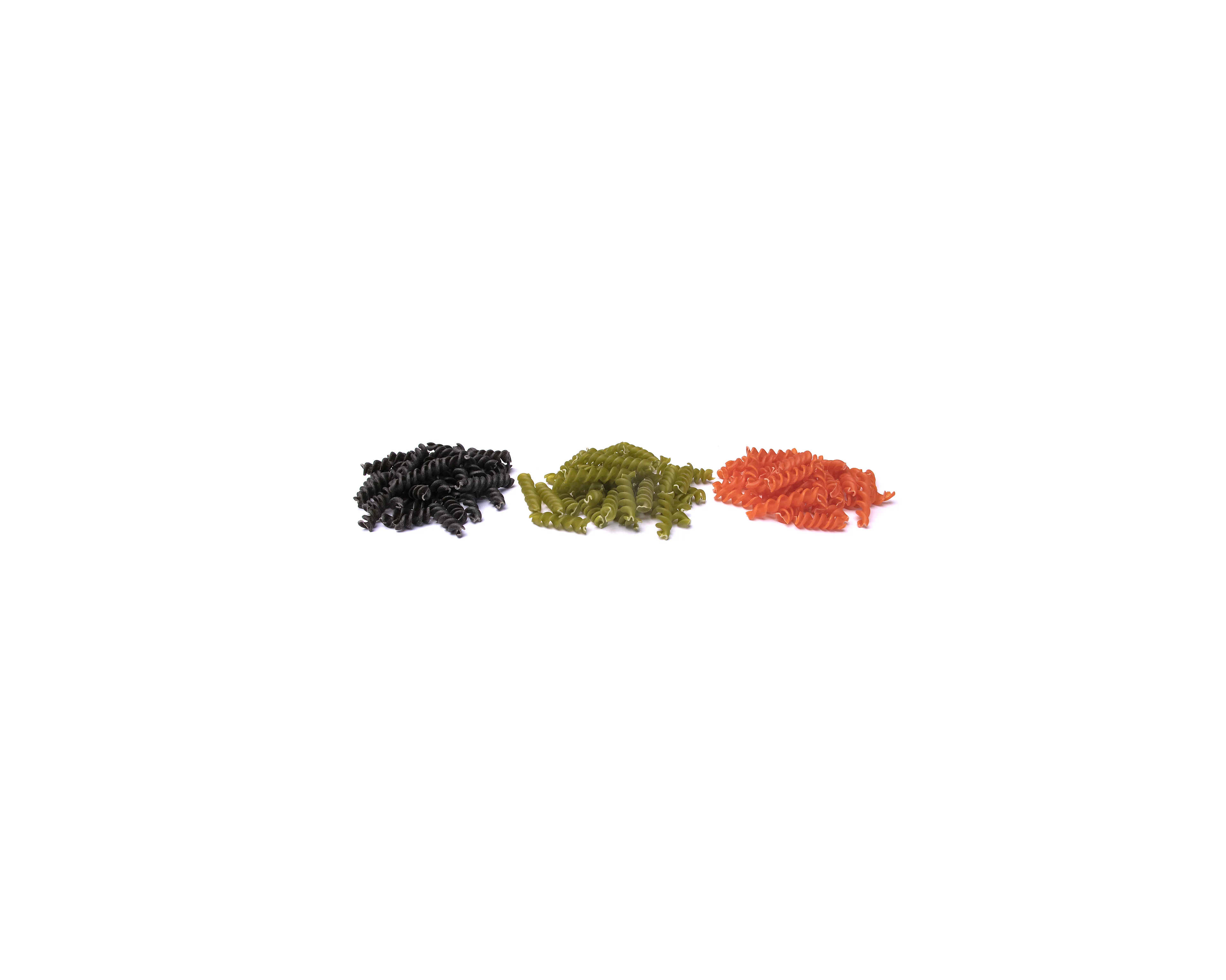 I diversi colori della pasta low carb