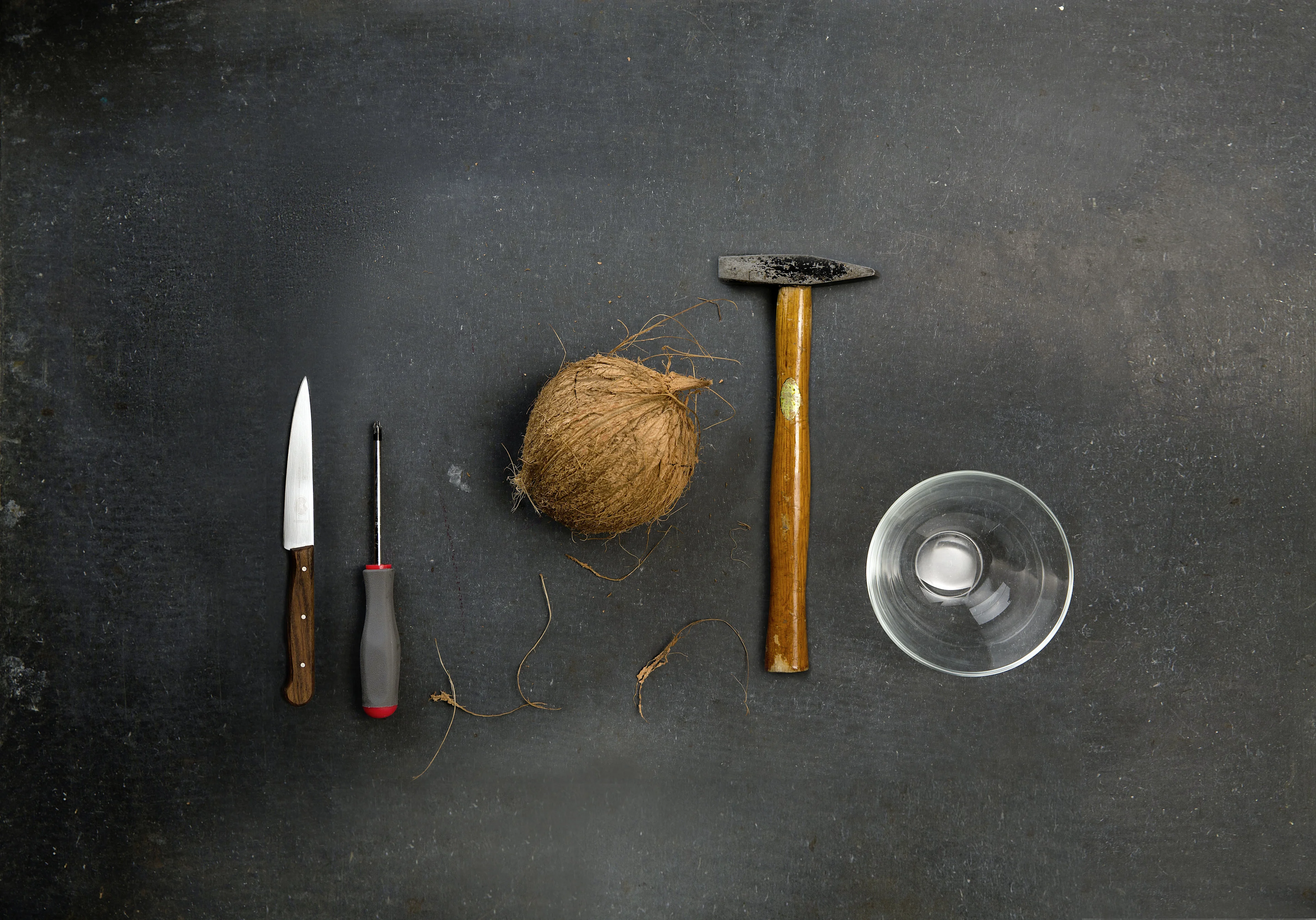 Ouvrir une noix de coco