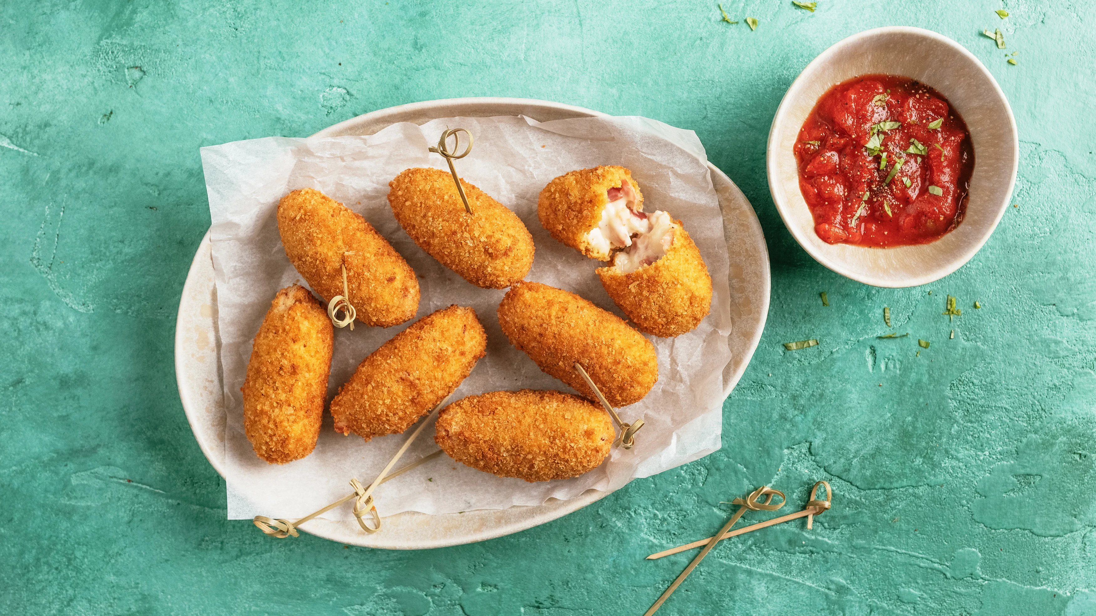 Kroketten mit Serranoschinken