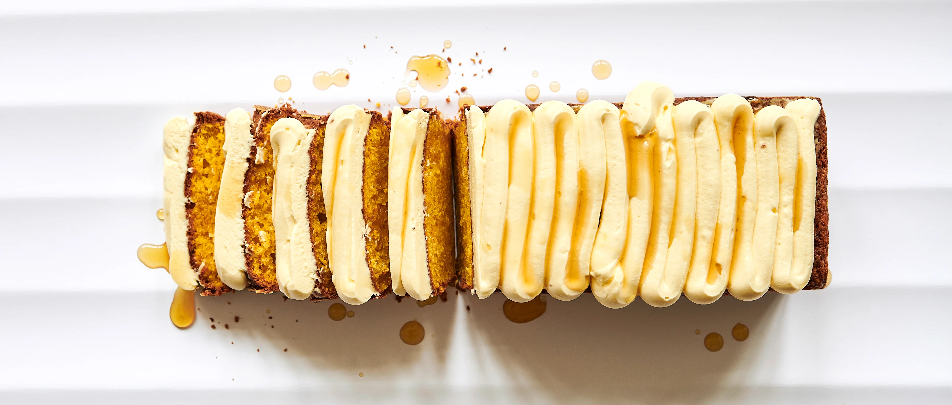 Kürbis-cake mit Frosting