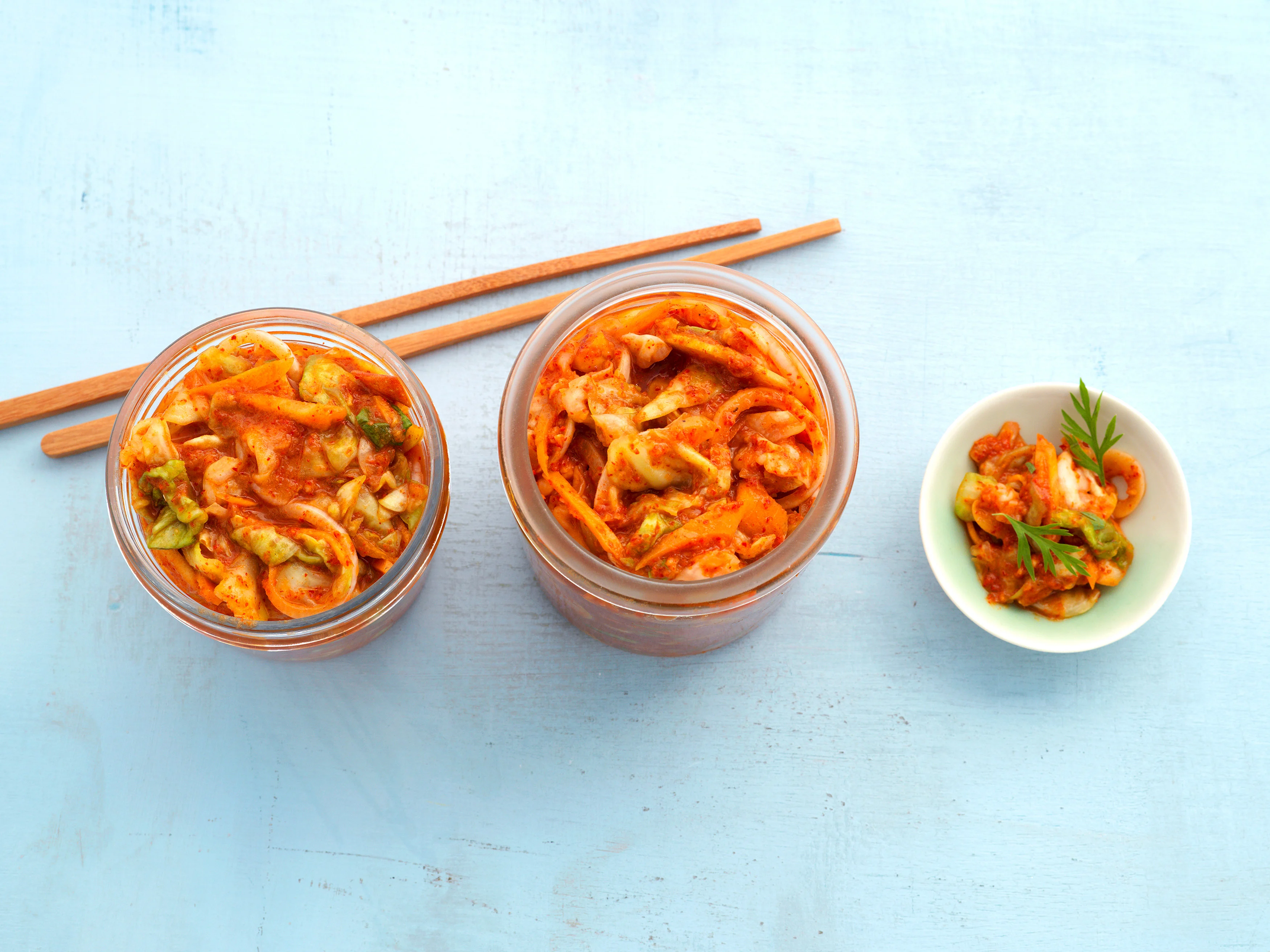 Kimchi de chou blanc à la pomme