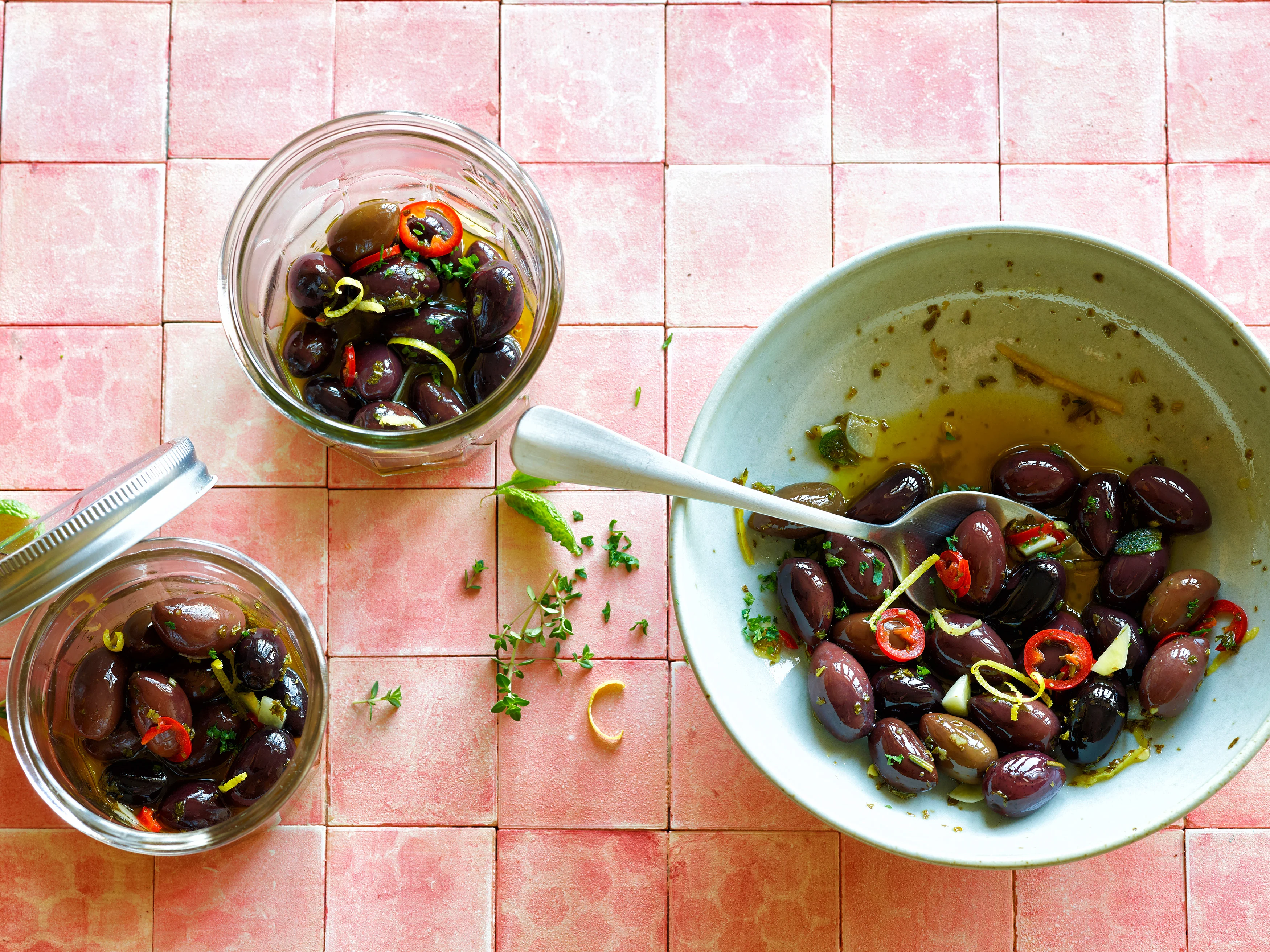 Olive alle erbe