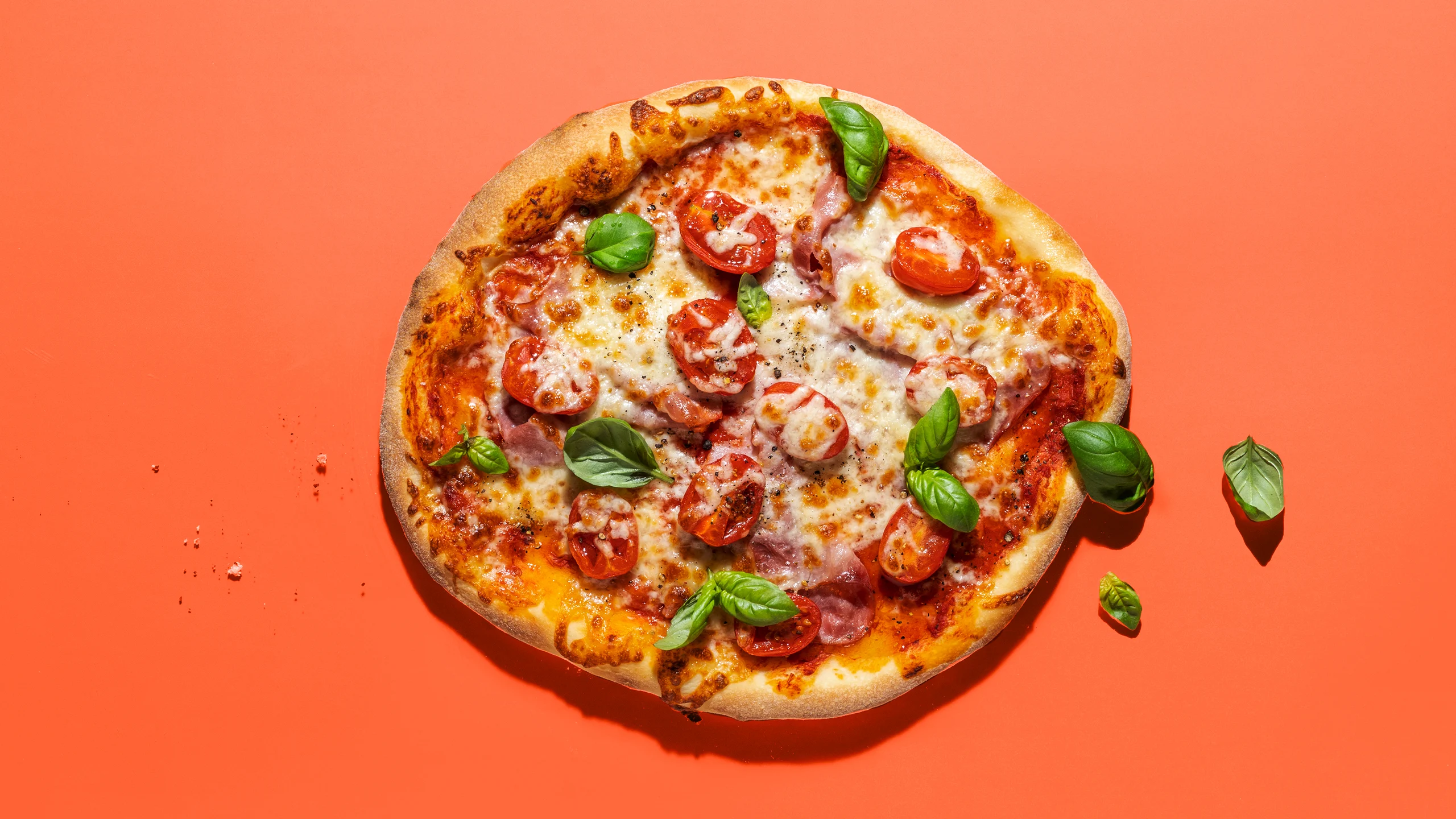 Pizza prosciutto