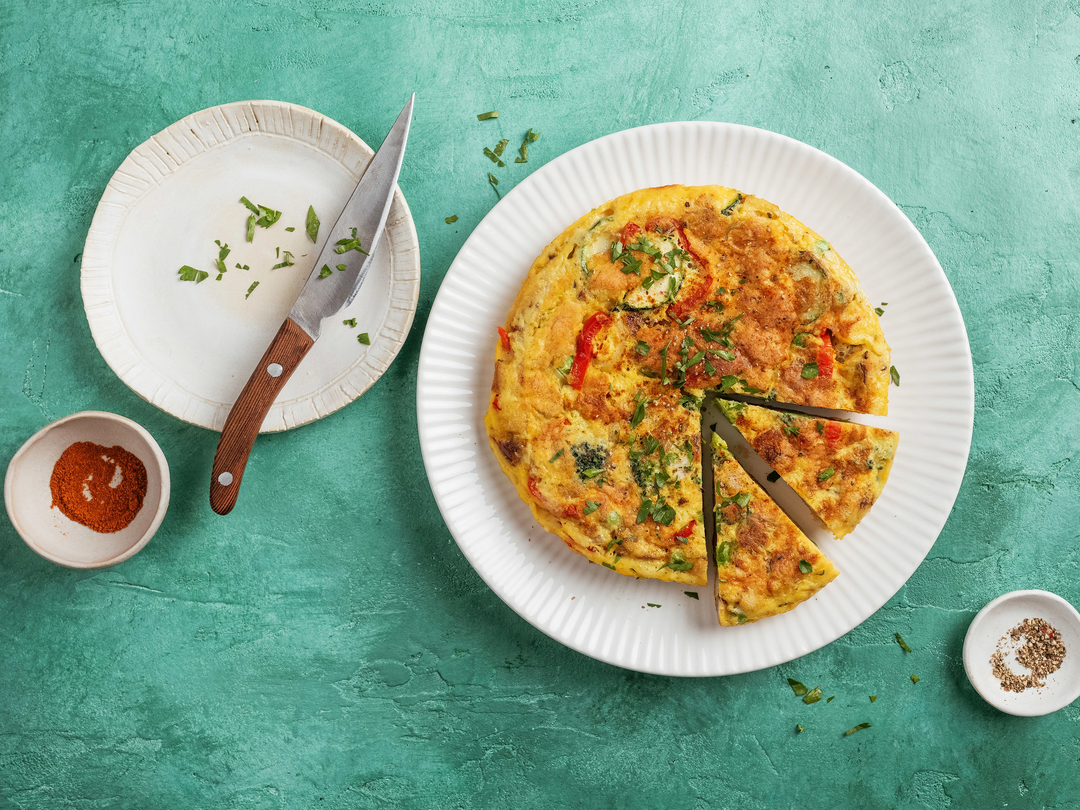 tortilla au légumes