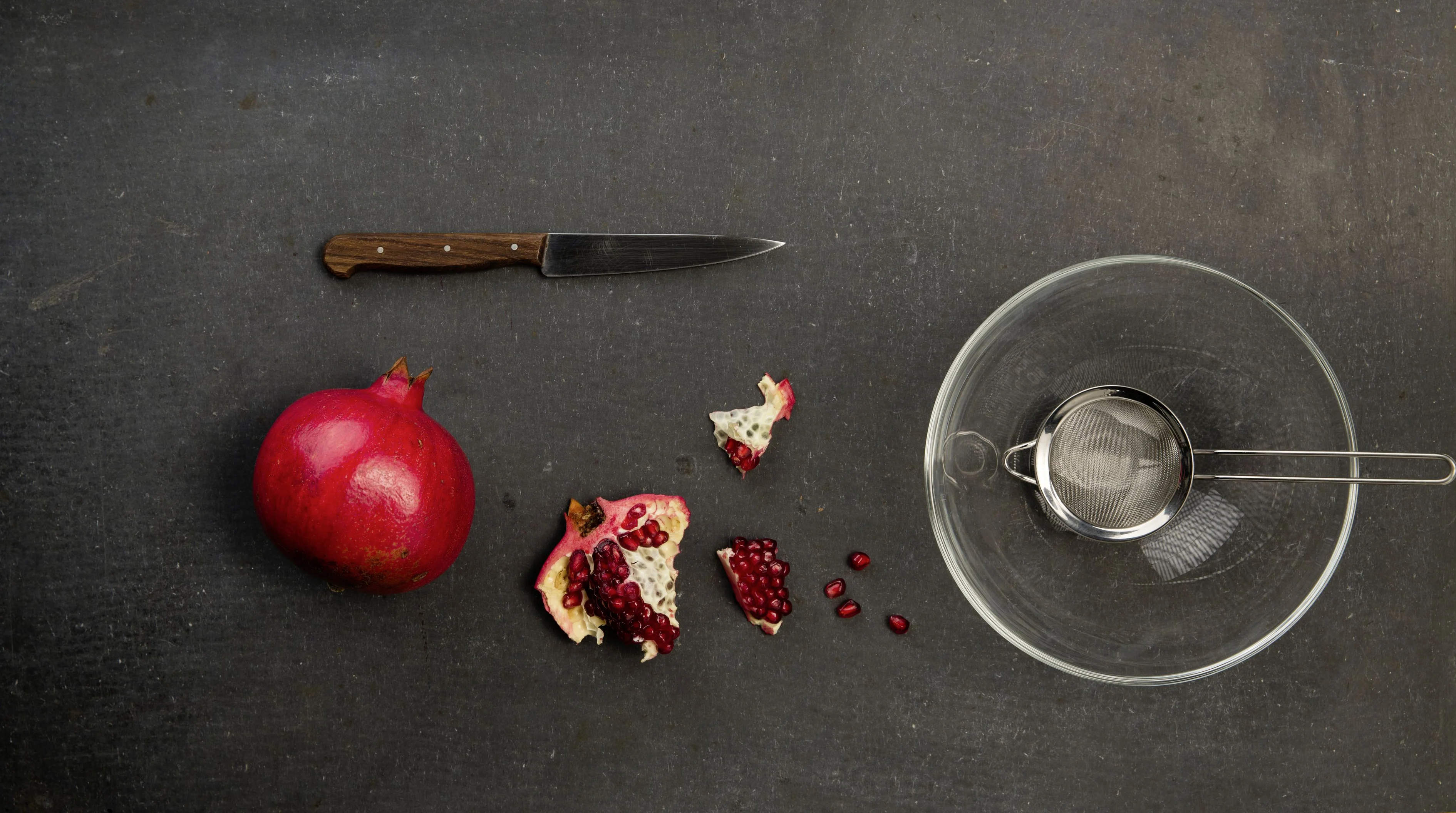 Granatapfel entkernen
