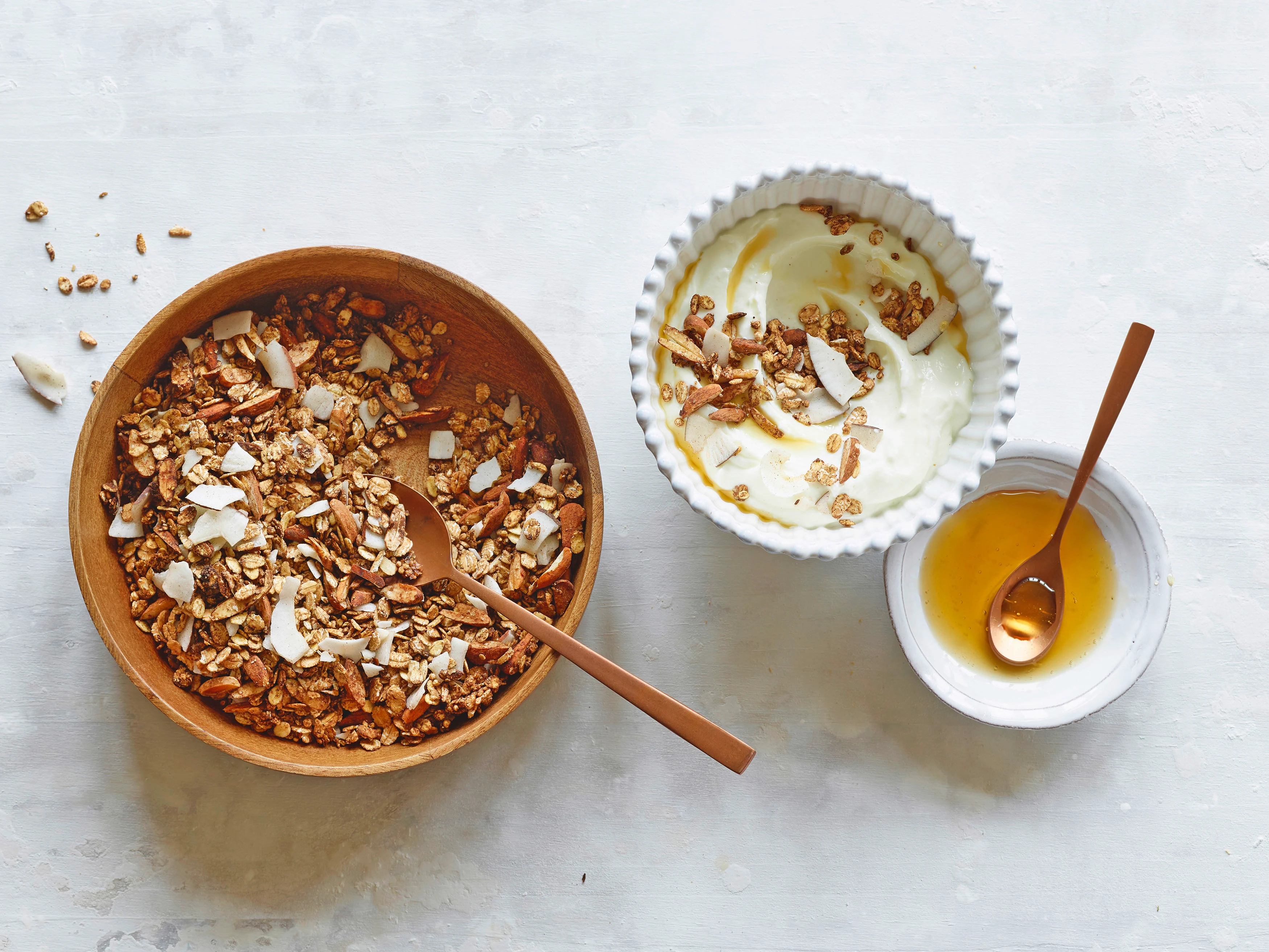 Granola au cacao et à la noix de coco