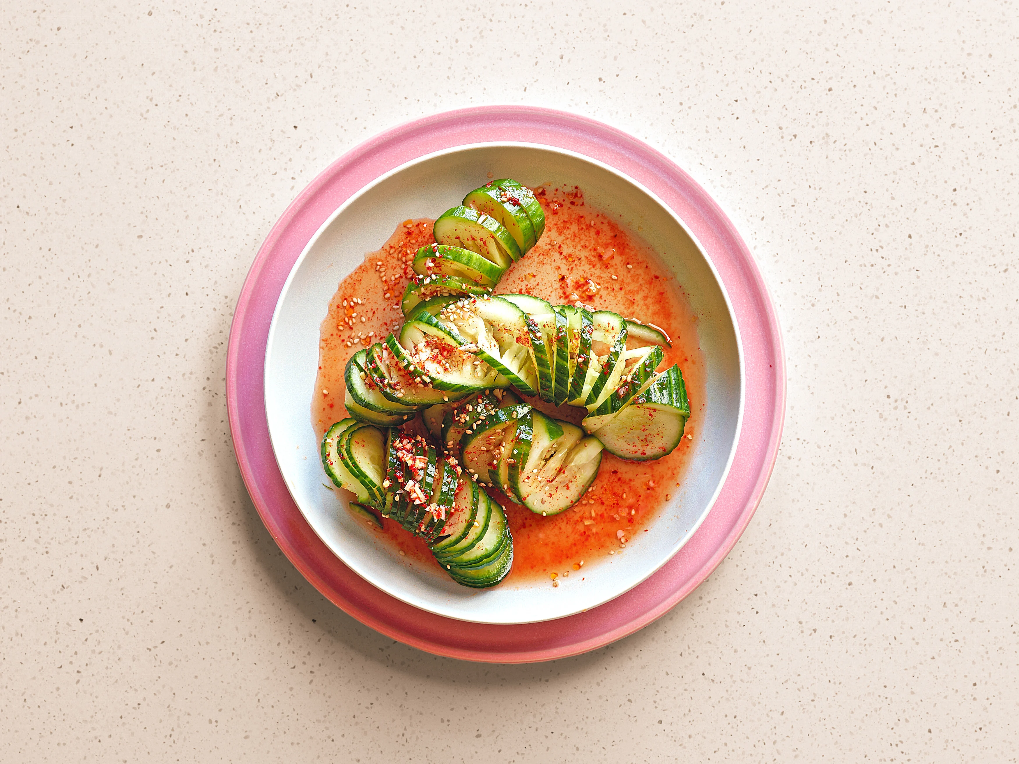 Insalata di cetrioli piccante alla coreana