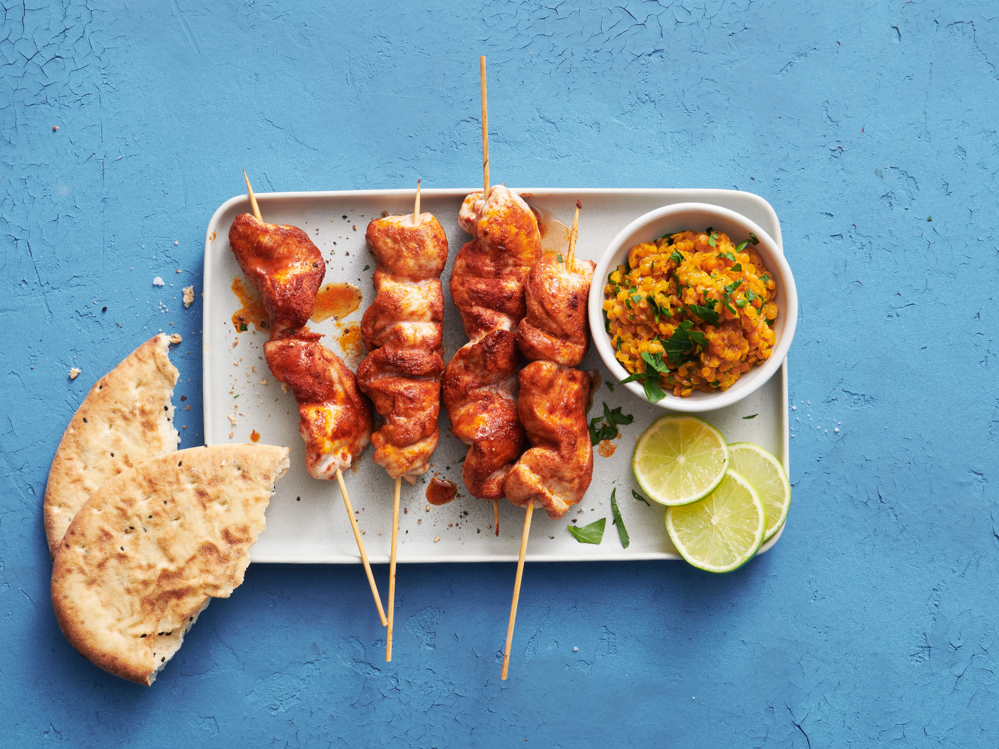 Brochette de poulet Tandoori
