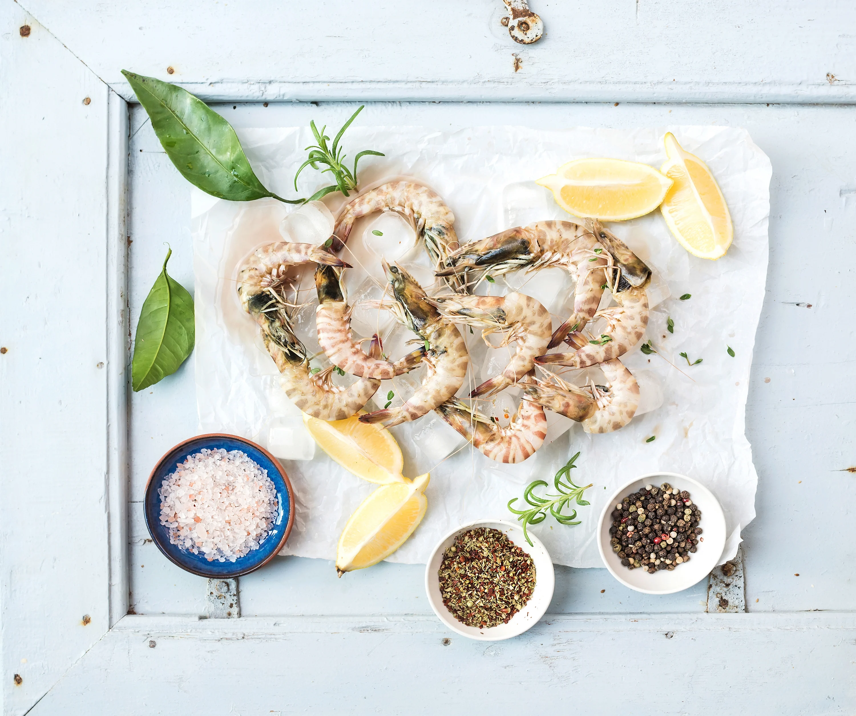 Plat de crevettes