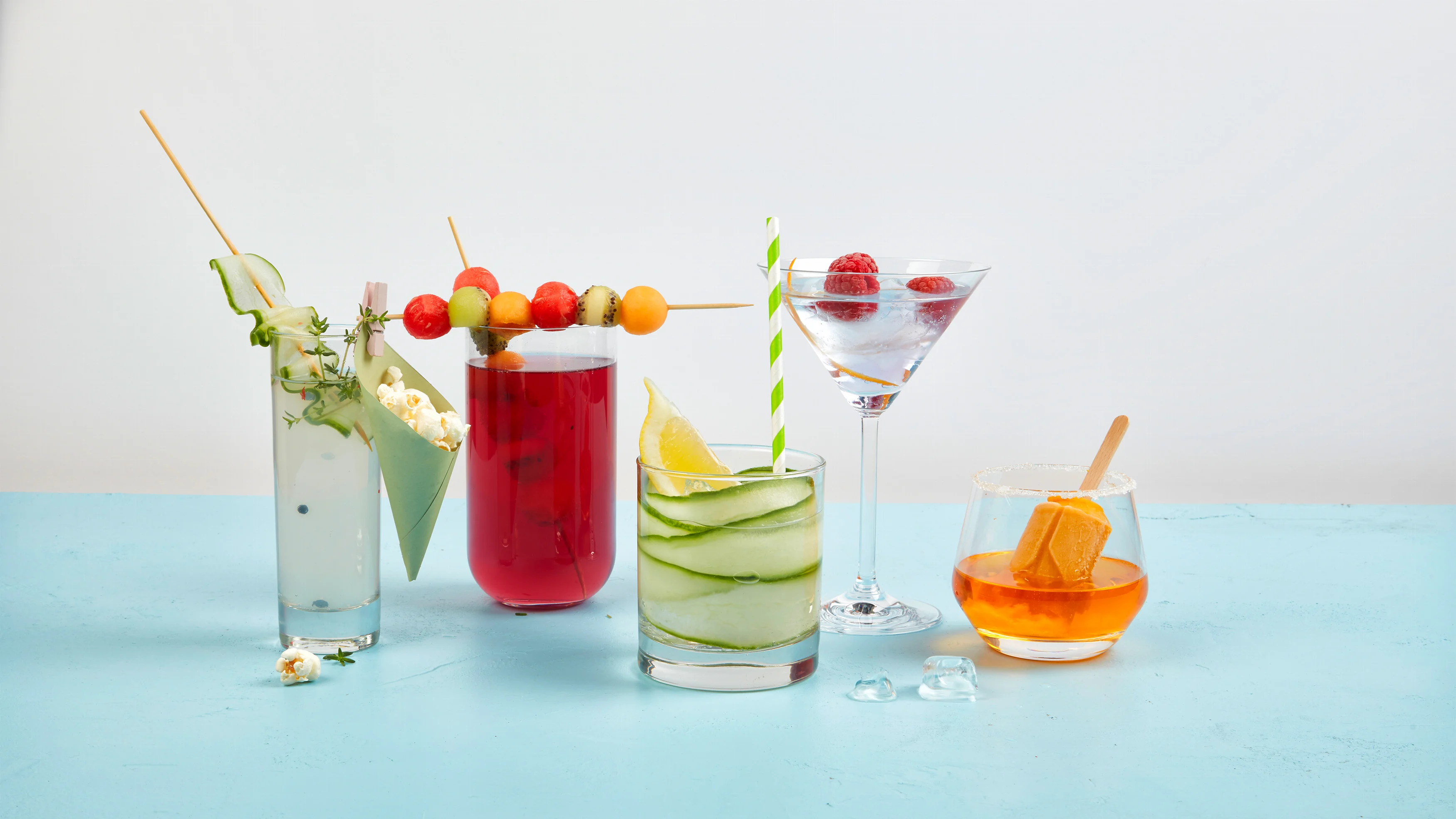 Mocktails dekorativ aufpimpen