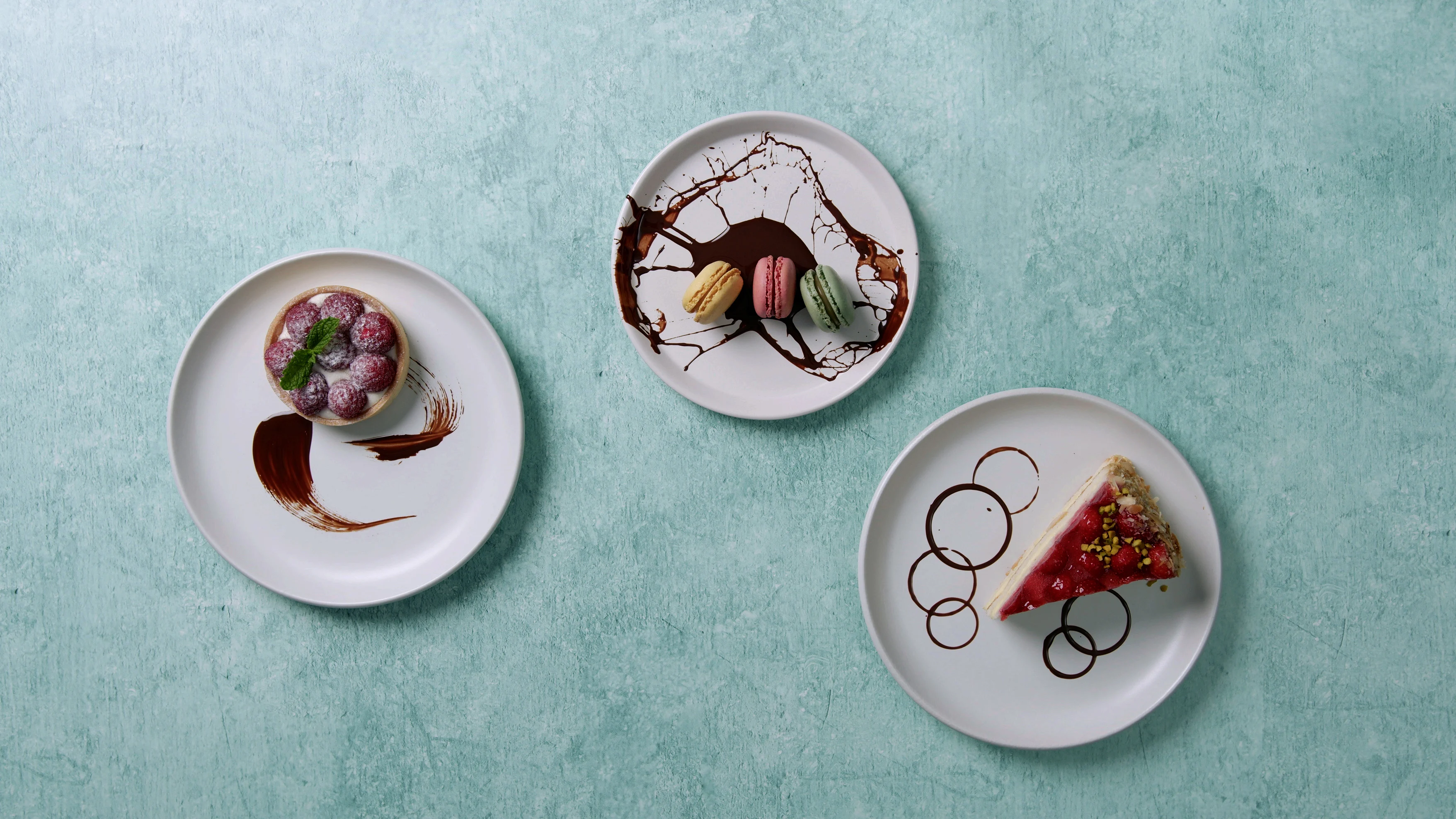 Migusto Styling, décoration avec du chocolat fondu