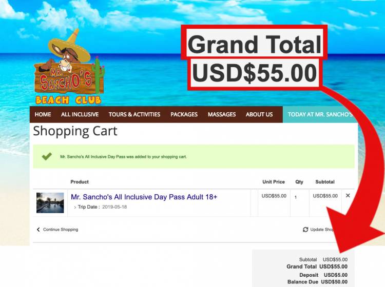 Mr Sanchos Entrance Fee