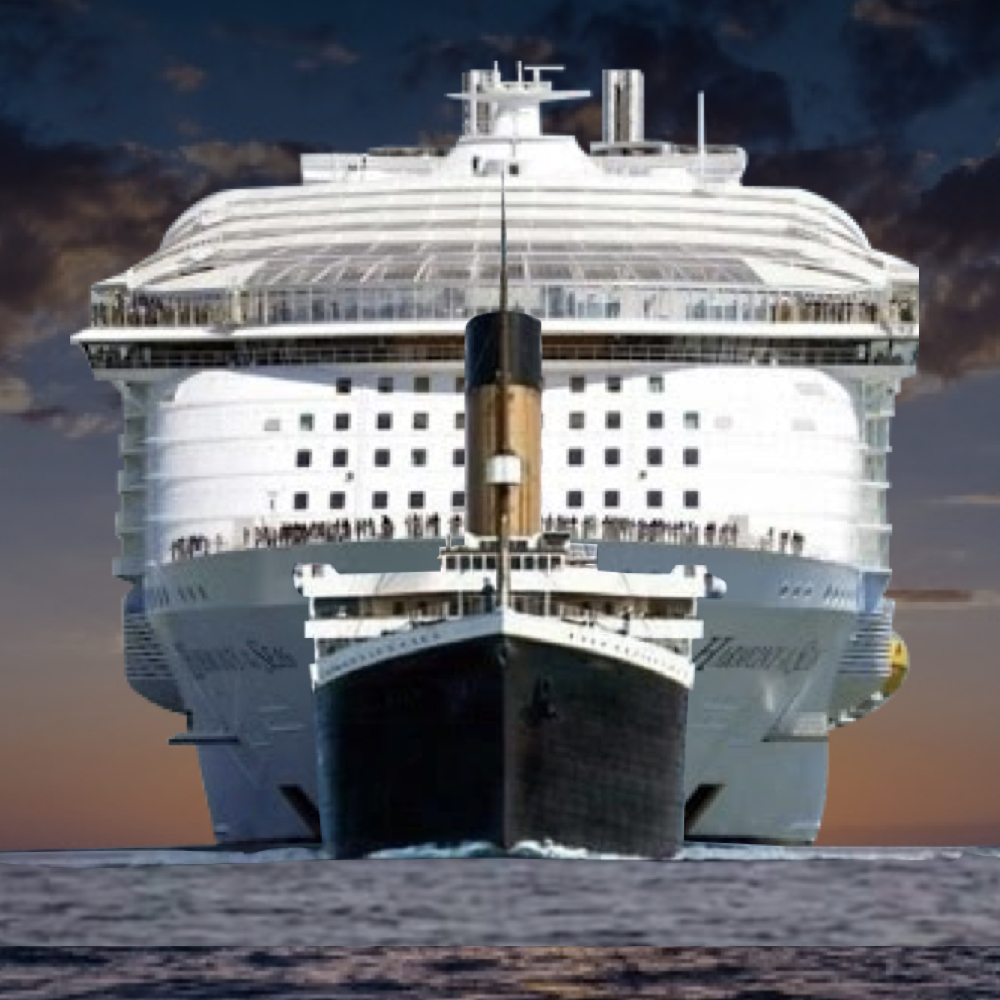 Titanic Vs A Modern Cruise Ship Fleet Comparison With vrogue.co