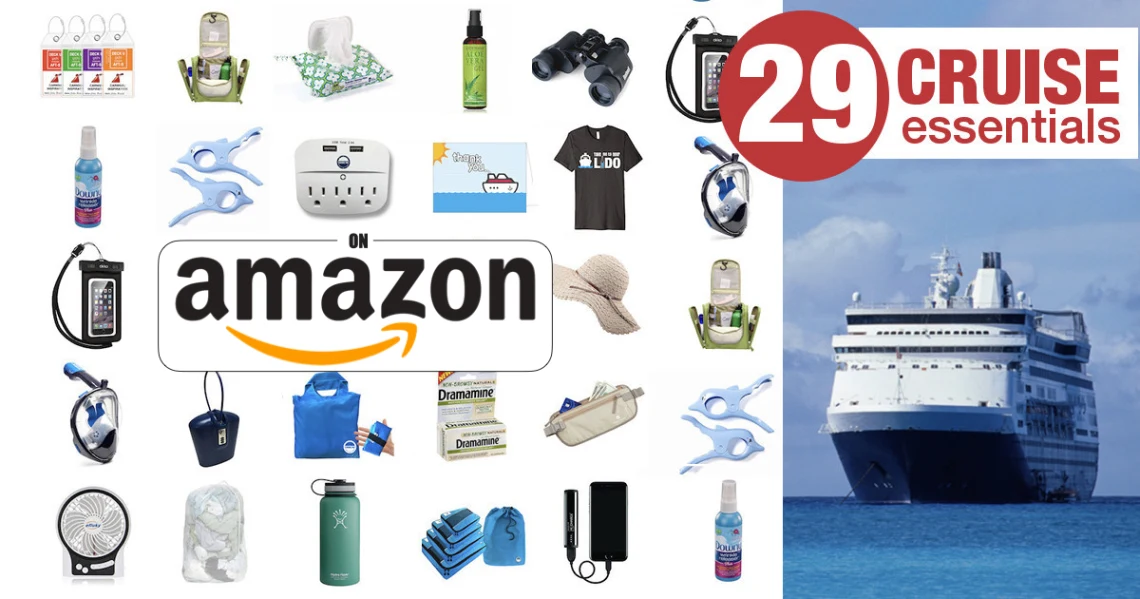 29 Cruise Essentials on Amazon - 2023 Cruise Must Haves List