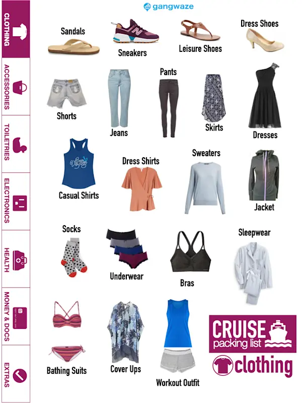 cruise packing list ultimate 2022 checklist with printable pdf download