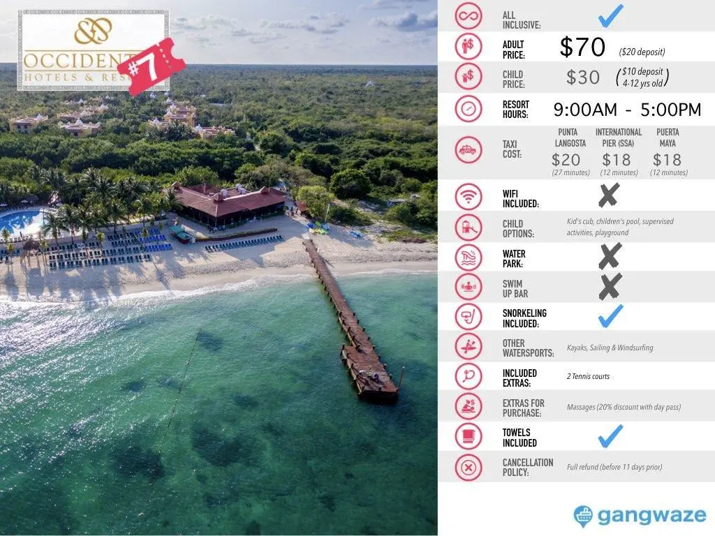 Cozumel Cruise Port – 9 Best All Inclusive Day Pass Options (2022)