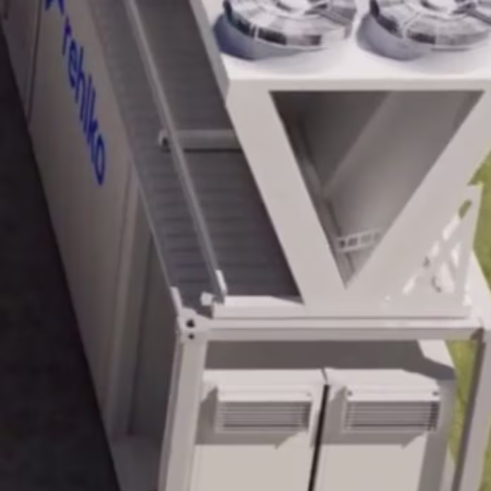 Close up image of a generator