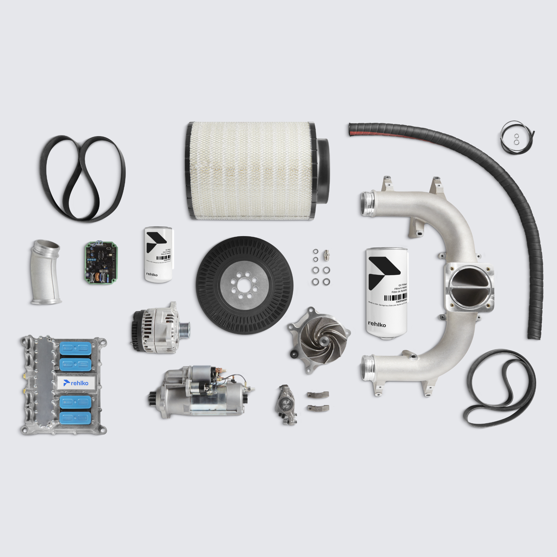 Product image of several Rehlko parts for generators