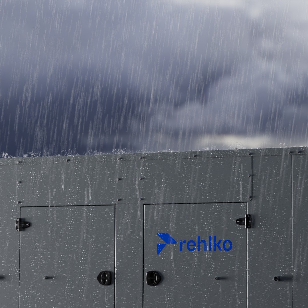 New Rehlko KD Series generator in bad weather conditions