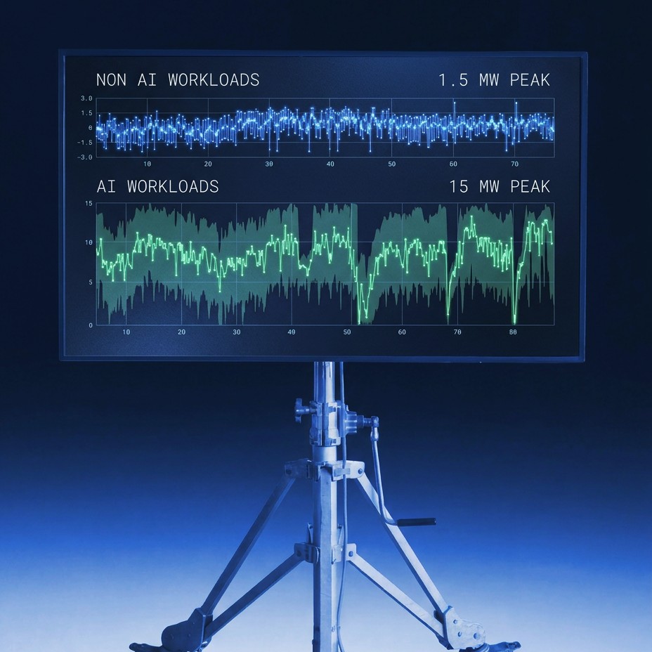 High-capacity industrial backup generator with open enclosure for mission-critical power applications.