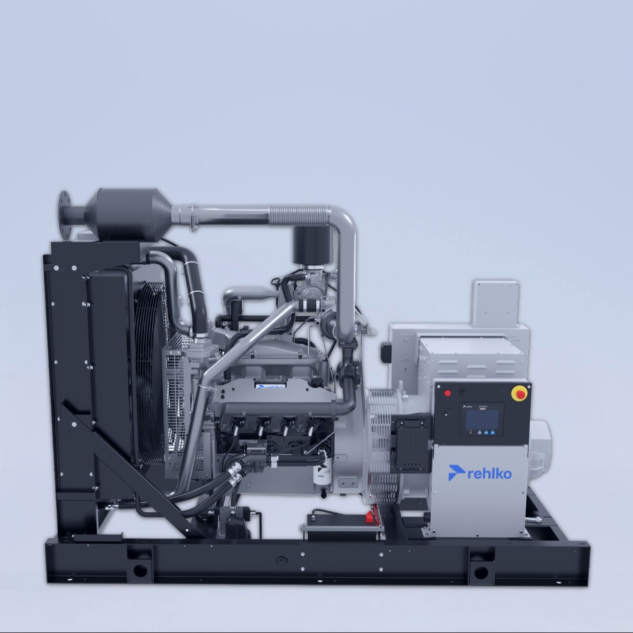 KG Series generator in a blue background.