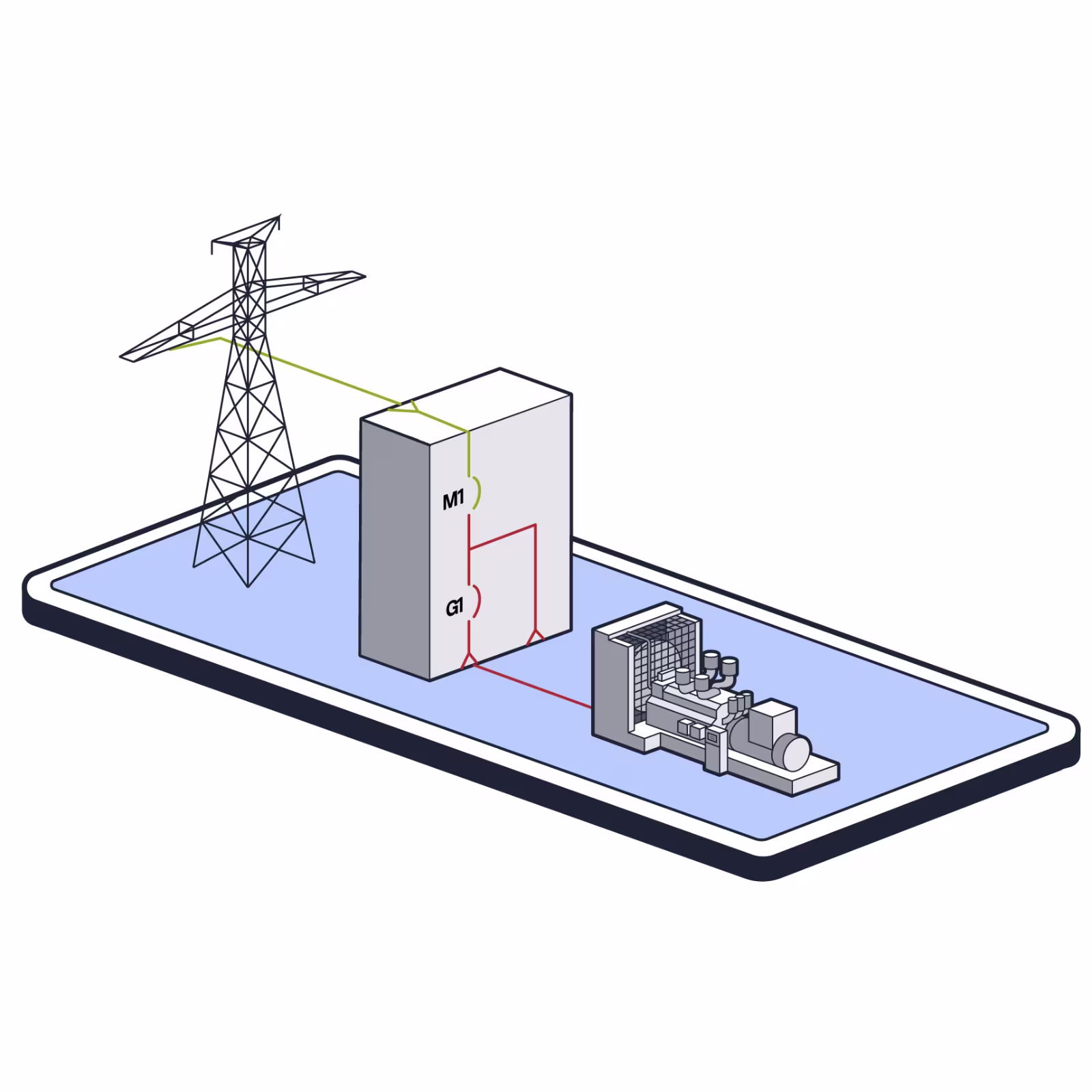 Product image of a Single Utility - 1 Generator with a white background.