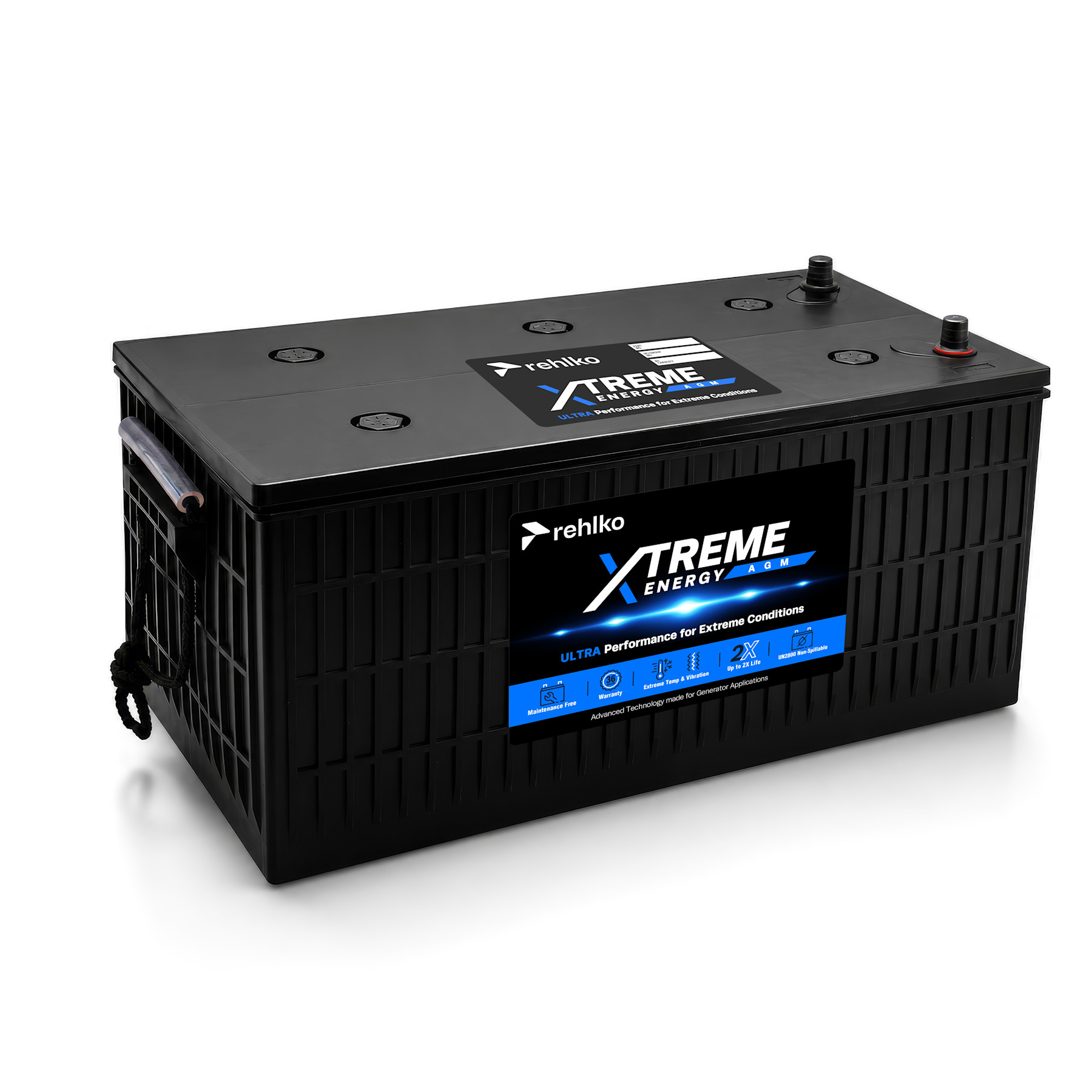Xtreme-Energy-AGM battery for generator applications