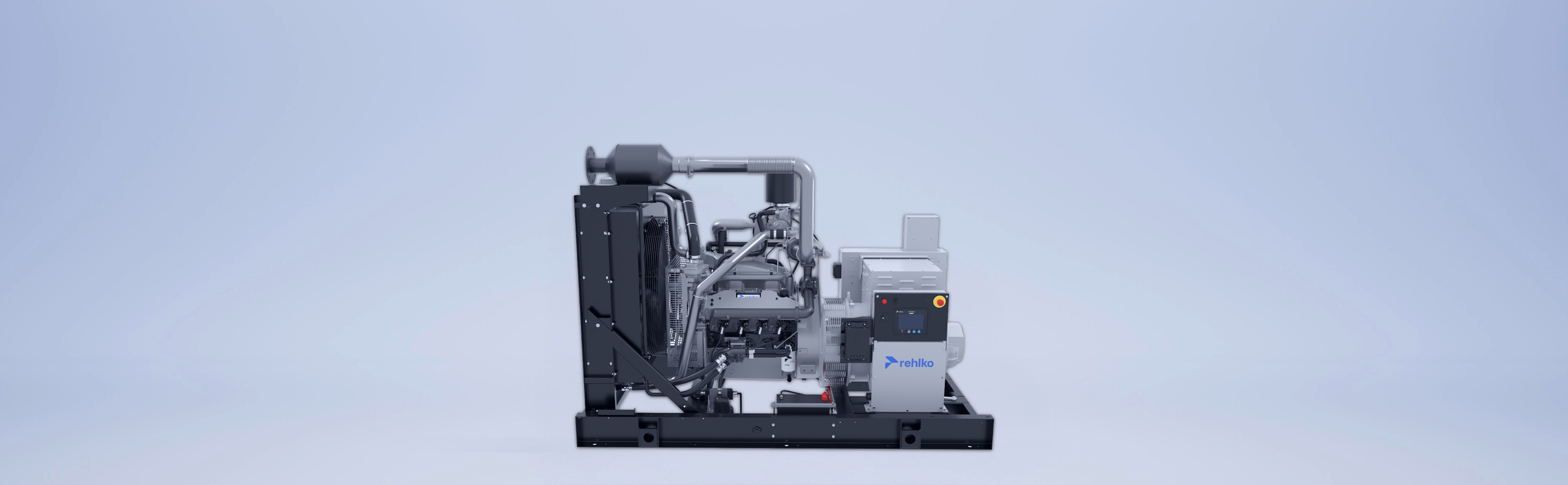 KG Series generator in a blue background.