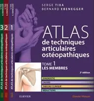 ATLAS de techniques articulaires ostéopathiques Pack des 3 tomes 