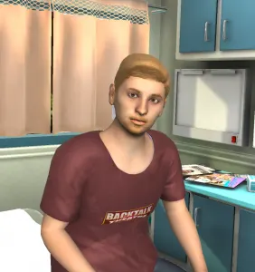 Virtual patient Tanner Bailey