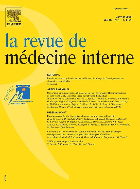 La revue de médecine interne