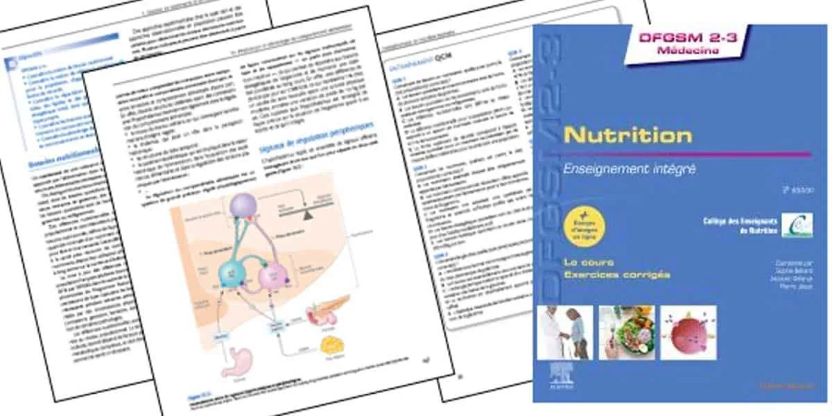Nouvelle édition de Nutrition, pour les étudiants en DFGSM