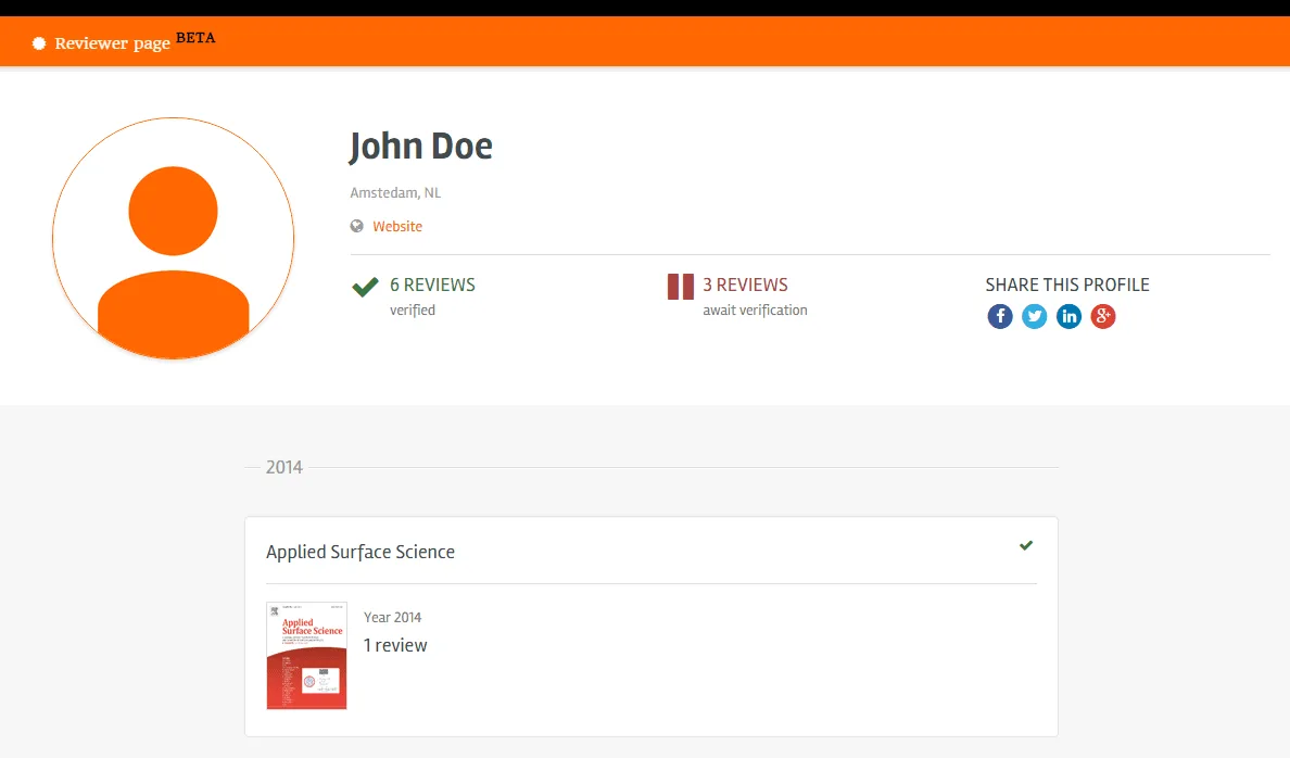 More Recognition For Reviewers