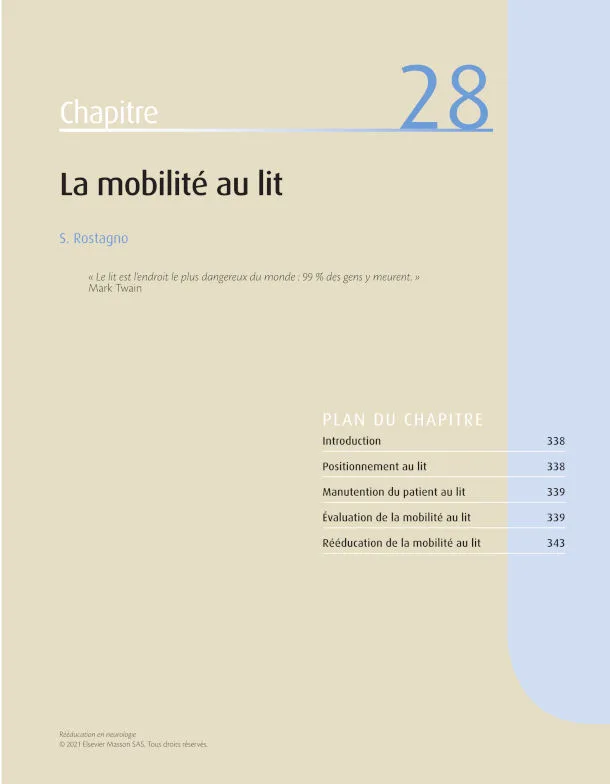 La mobilité au lit