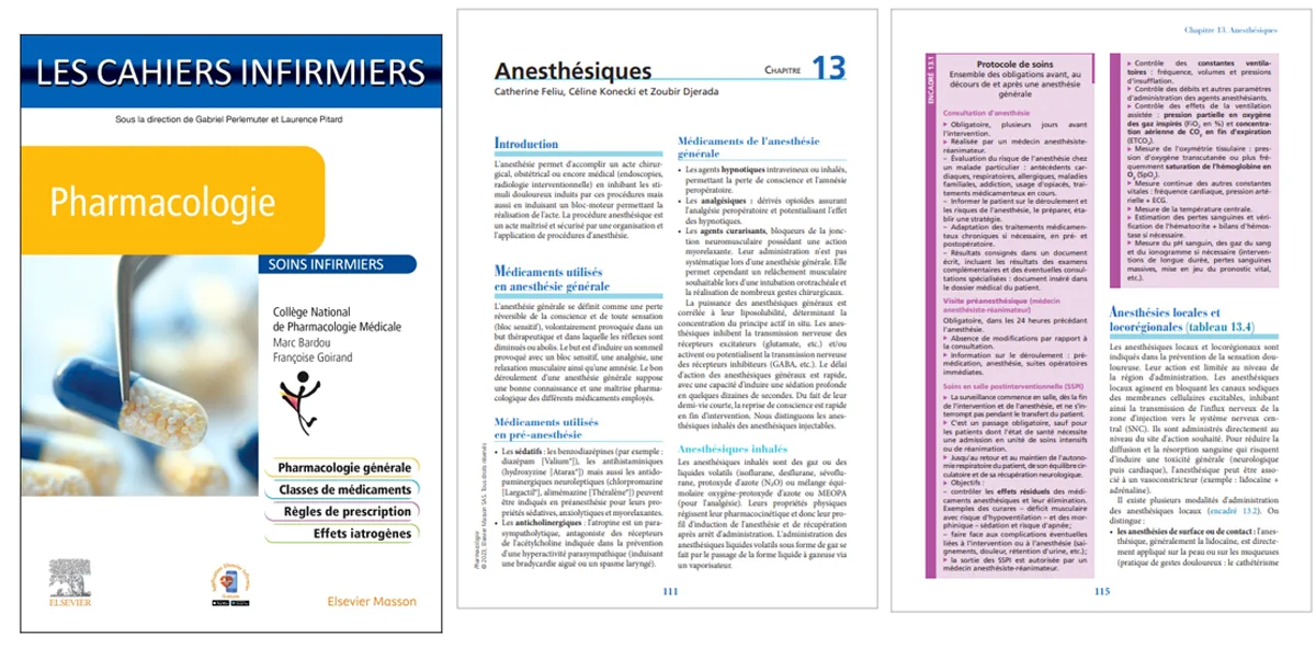 Les cahiers infirmiers Pharmacologie