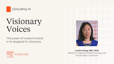 The power of trusted content in AI designed for clinicians 