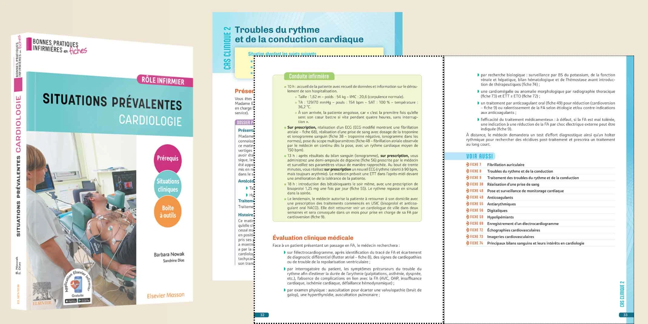 Cas clinique: troubles du rythme et de la conduction cardiaques